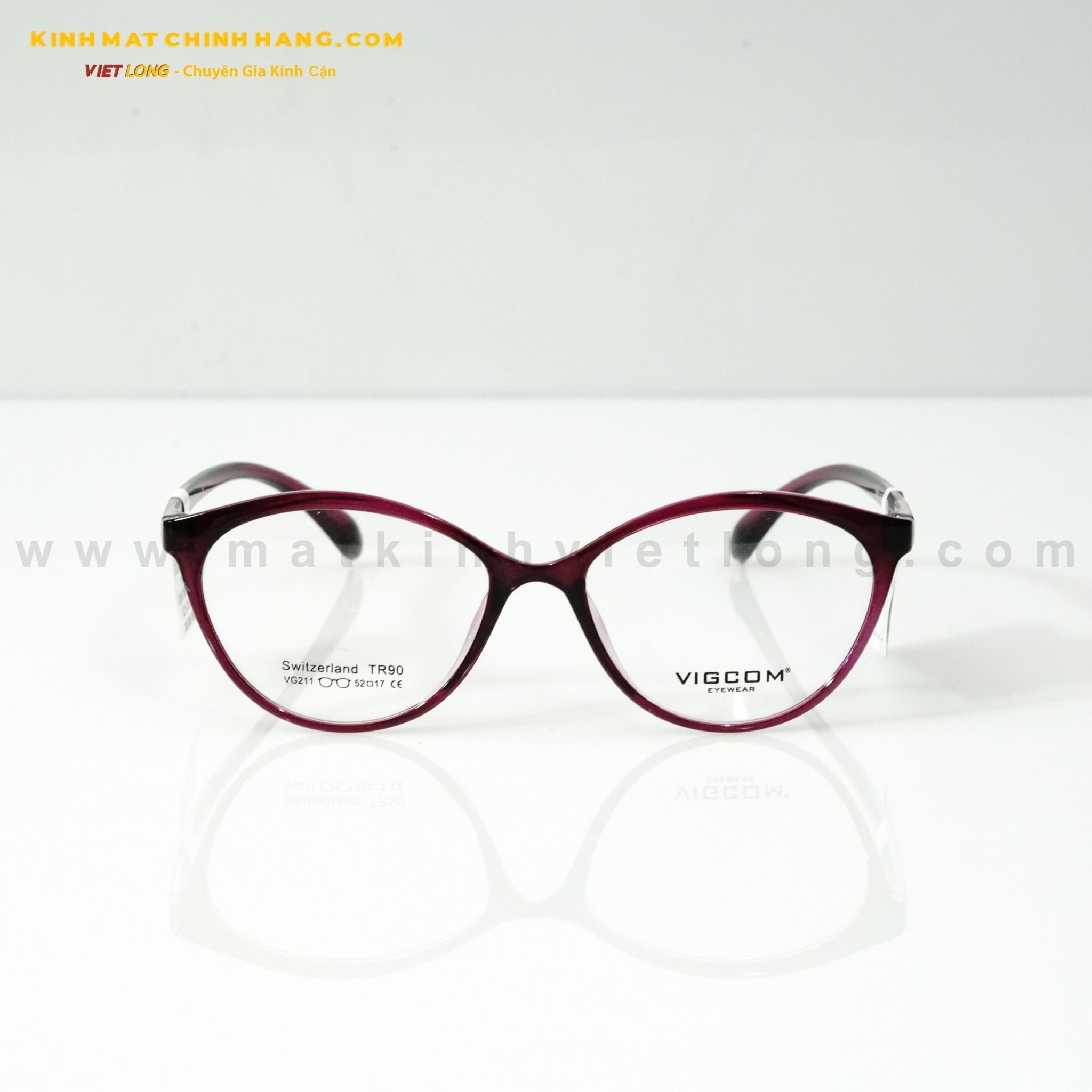  GỌNG KÍNH VIGCOM VG211-C5 52-17 