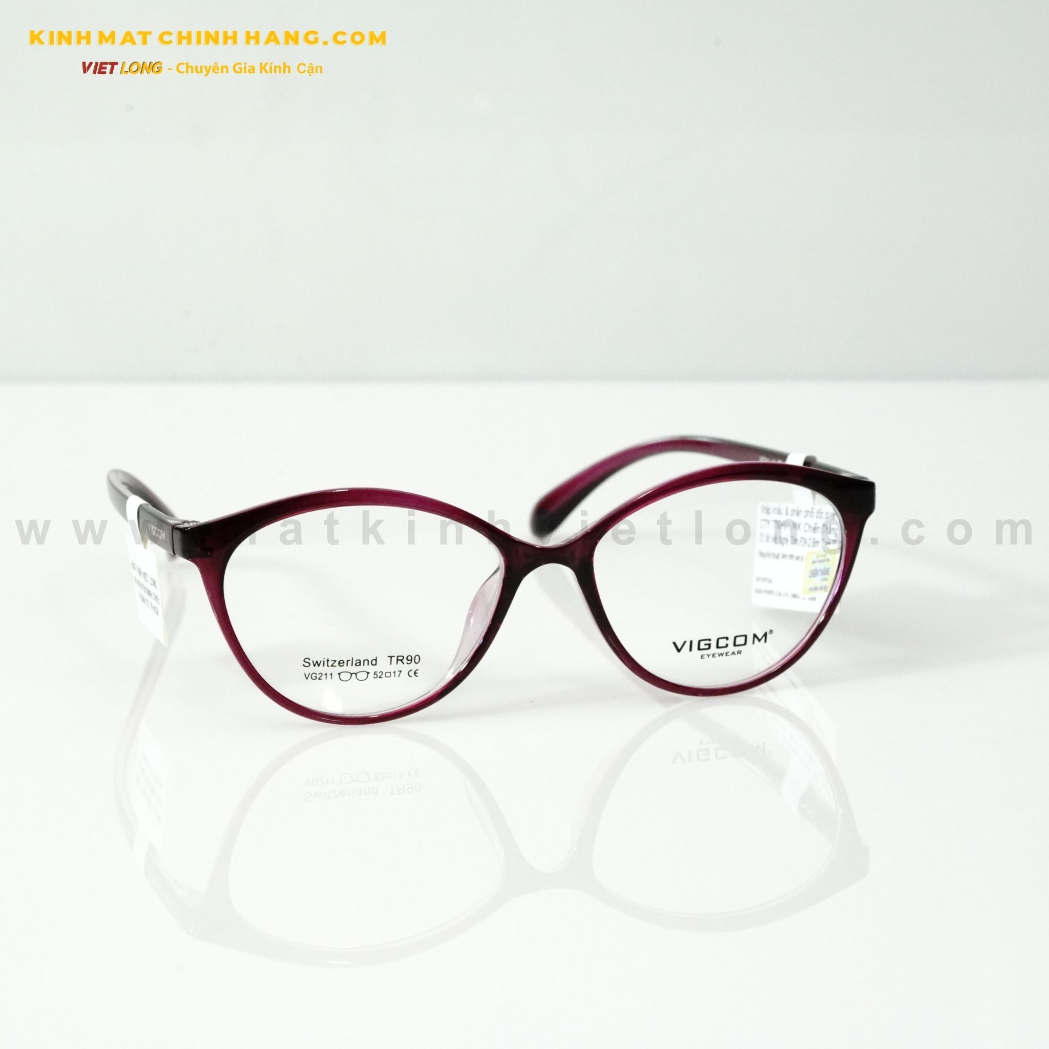  GỌNG KÍNH VIGCOM VG211-C5 52-17 