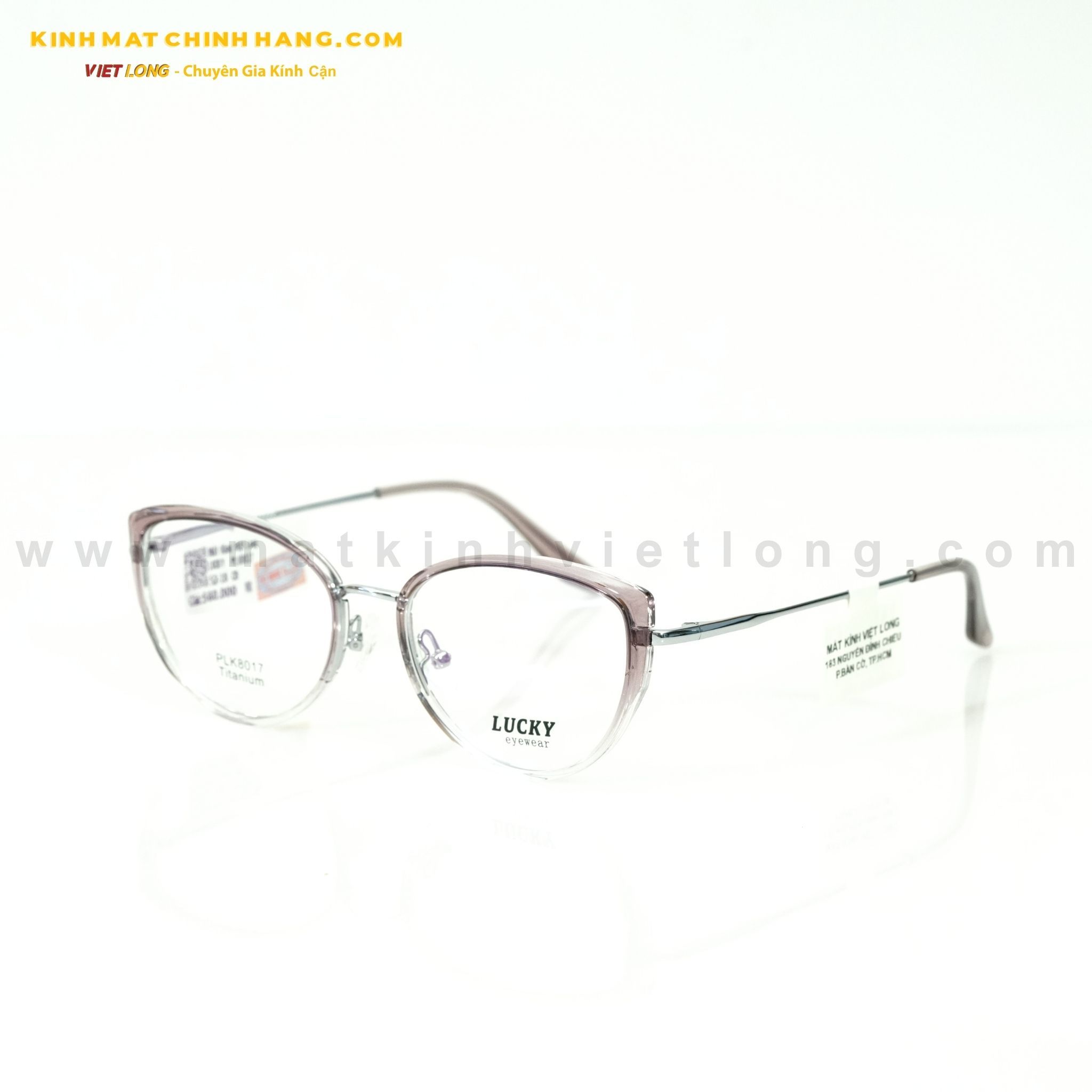  GỌNG KÍNH LUCKY PLK8017-C8 52-18 