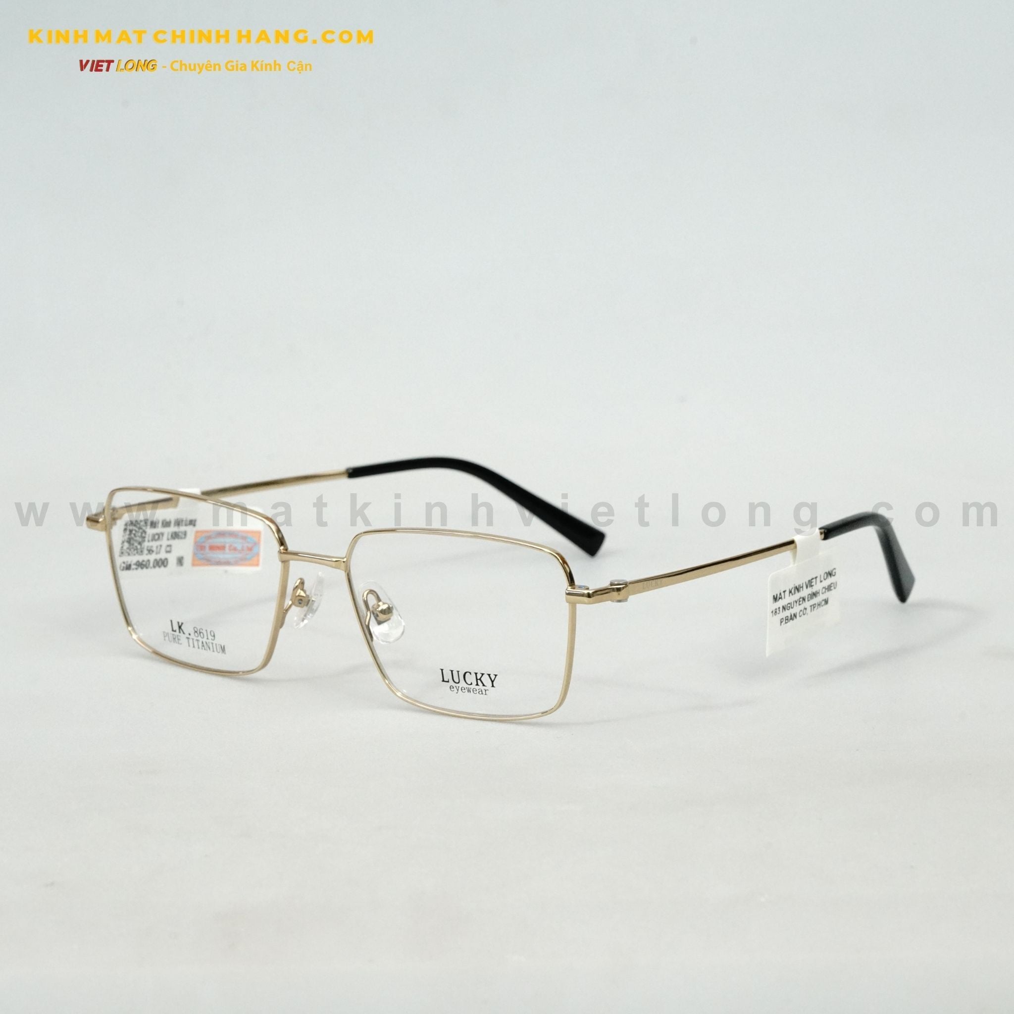  GỌNG KÍNH LUCKY LK8619-C3 56-17 