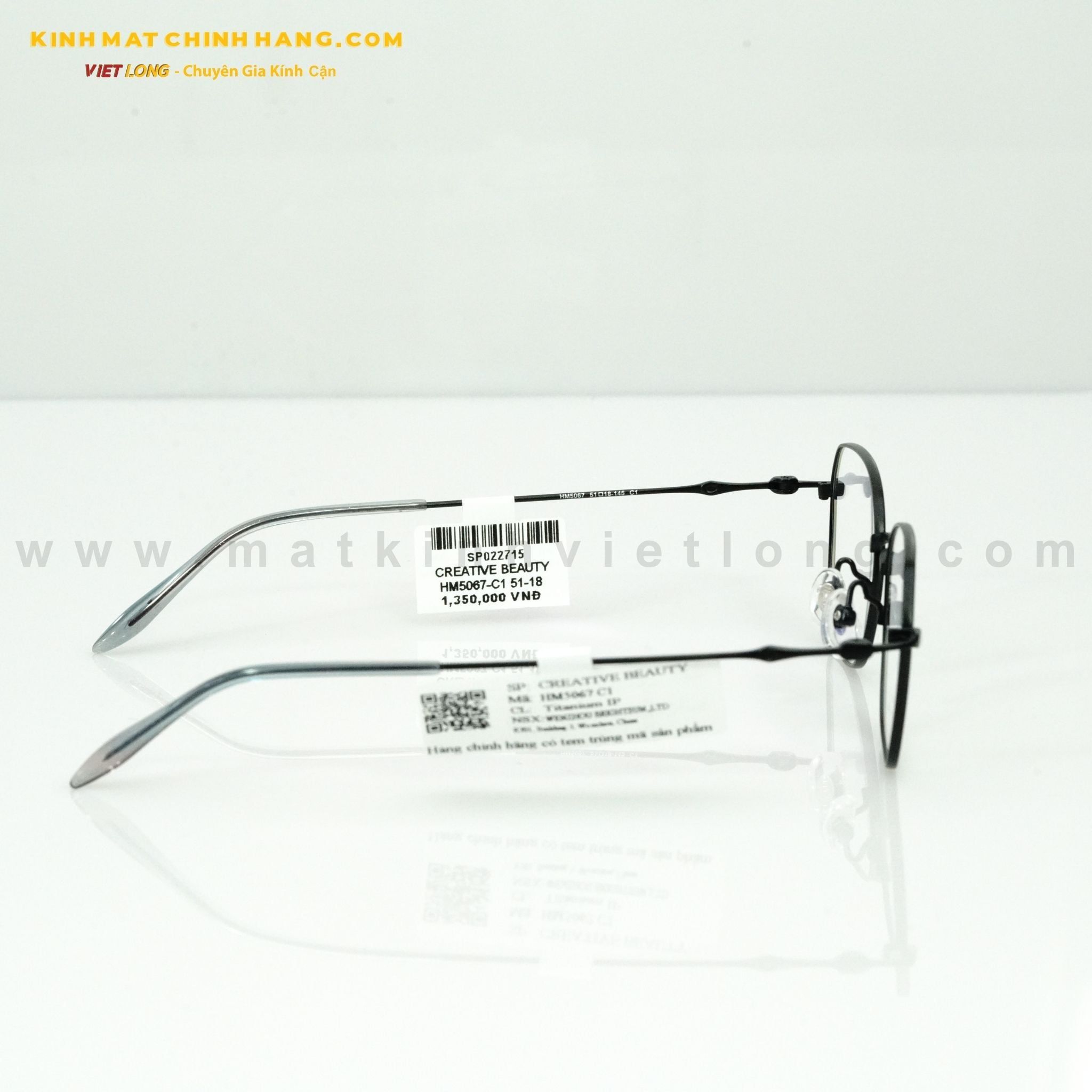  GỌNG KÍNH CREATIVE BEAUTY HM5067-C1 51-18 