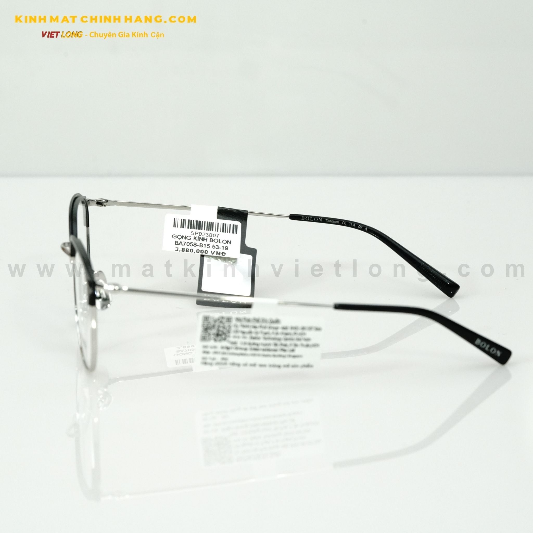 GỌNG KÍNH BOLON BA7058-B15 53-19 