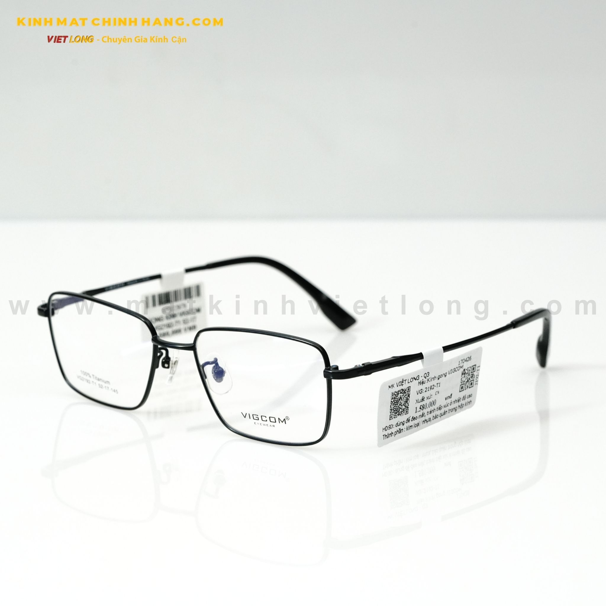  GỌNG KÍNH VIGCOM VG2192-T1 52-17 