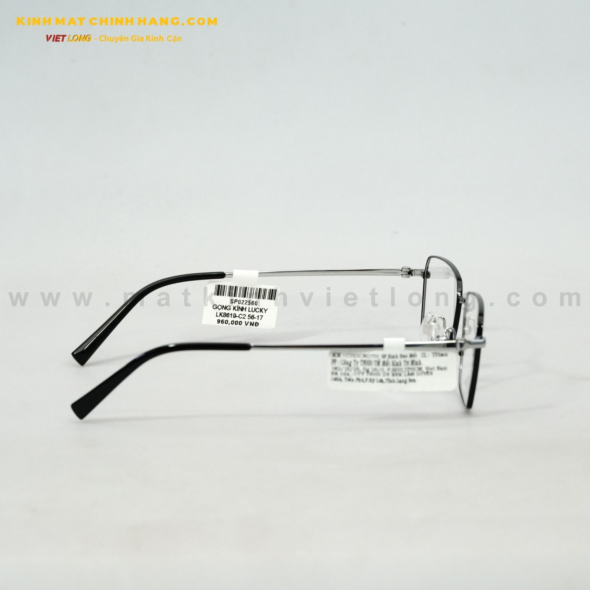  GỌNG KÍNH LUCKY LK8619-C2 56-17 