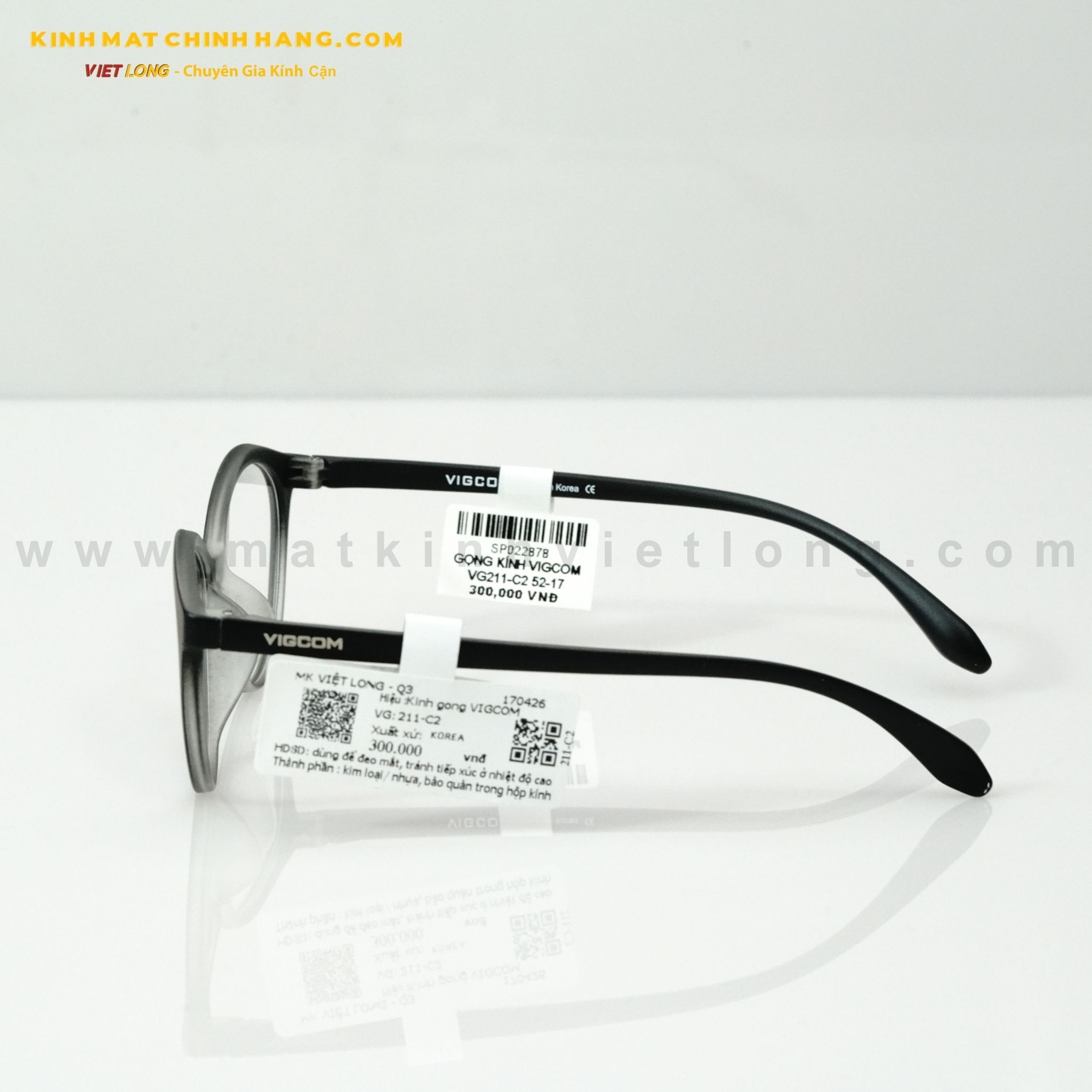  GỌNG KÍNH VIGCOM VG211-C2 52-17 
