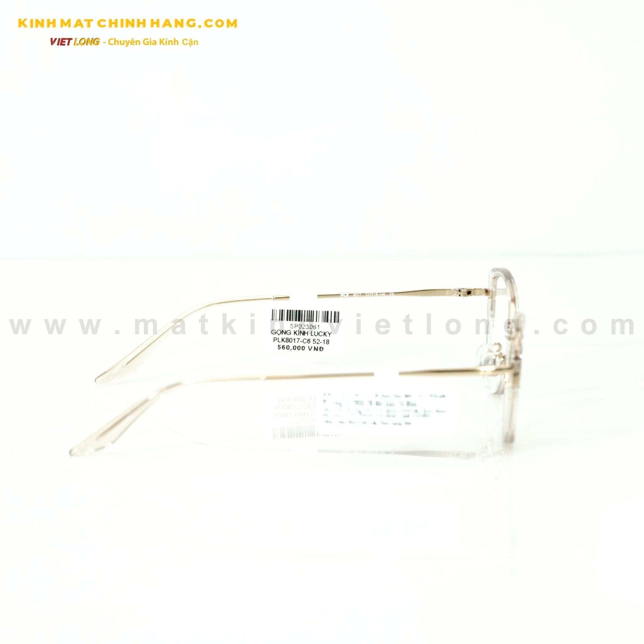  GỌNG KÍNH LUCKY PLK8017-C6 52-18 