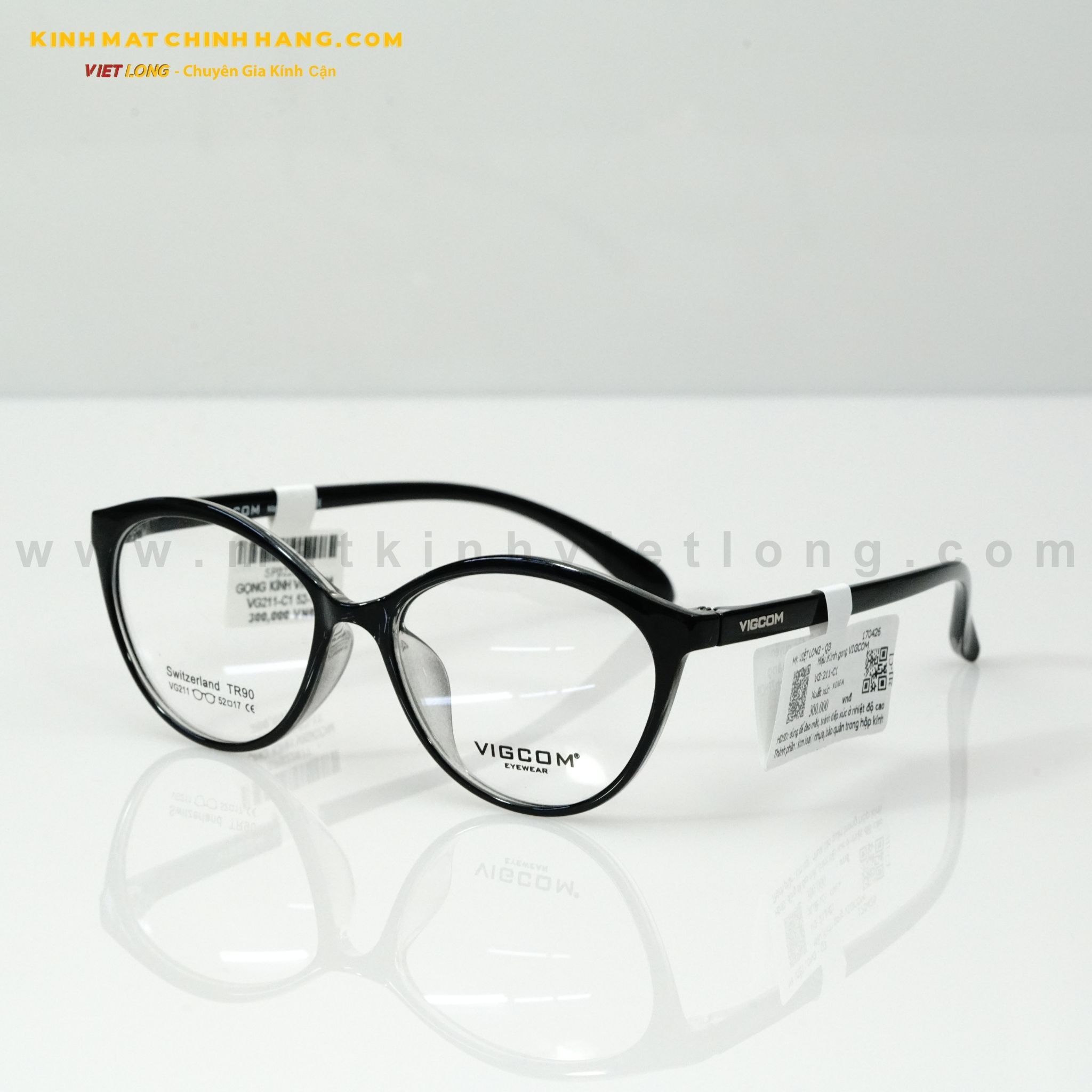  GỌNG KÍNH VIGCOM VG211-C1 52-17 
