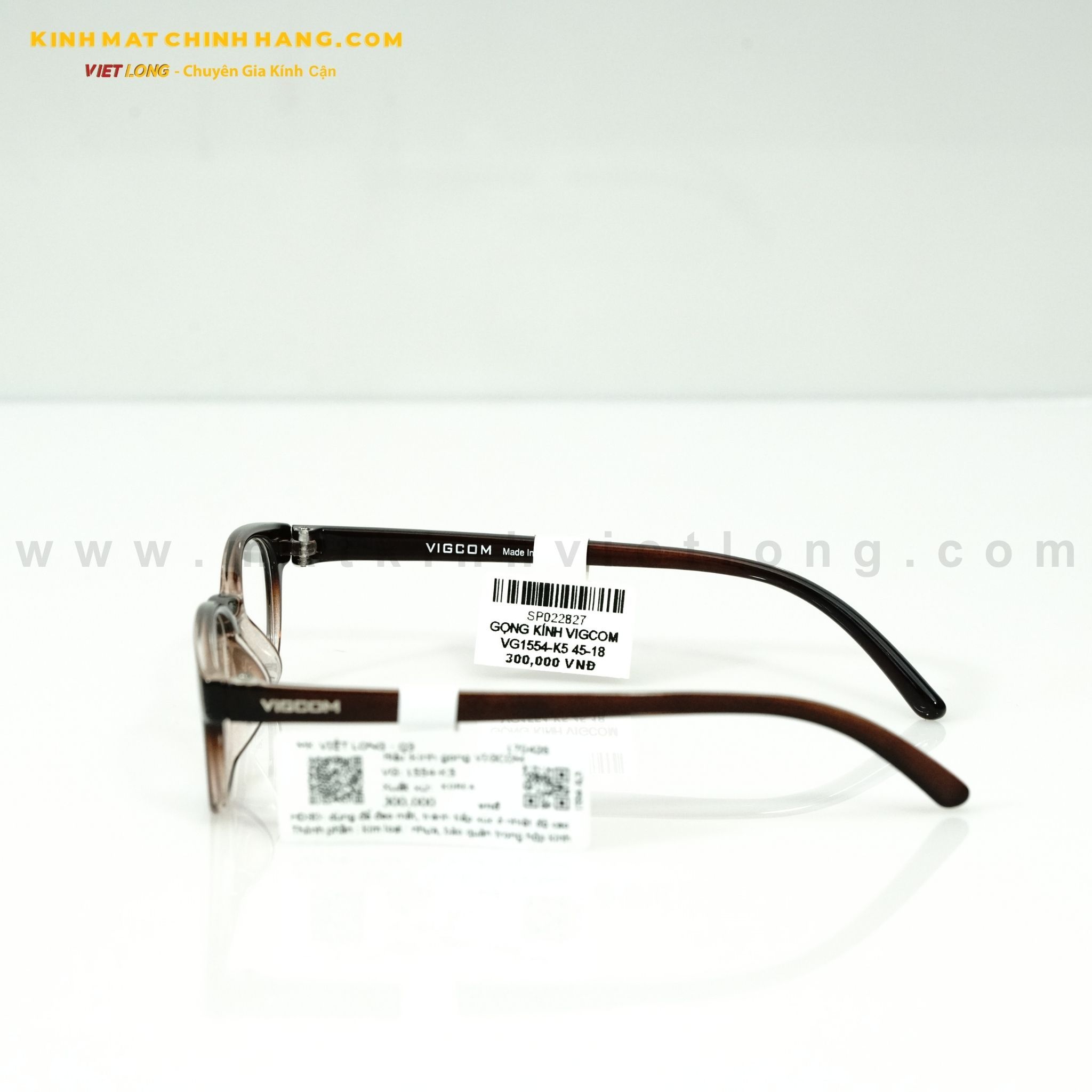  GỌNG KÍNH VIGCOM VG1554-K5 45-18 