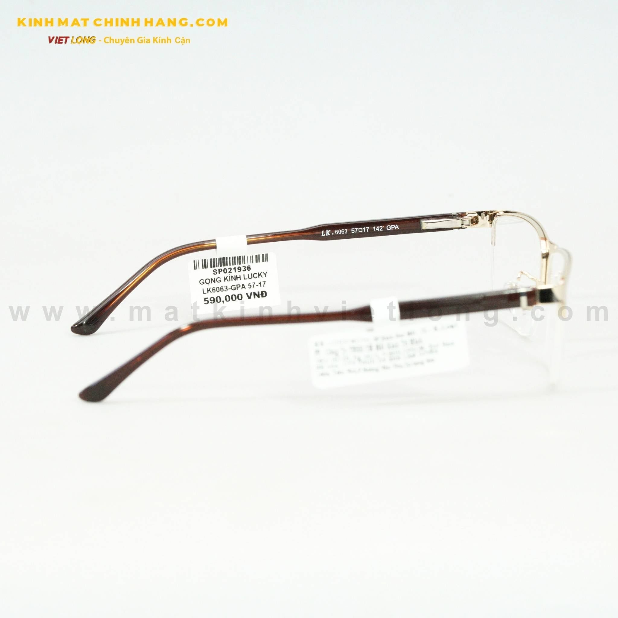  GỌNG KÍNH LUCKY LK6063-GPA 57-17 