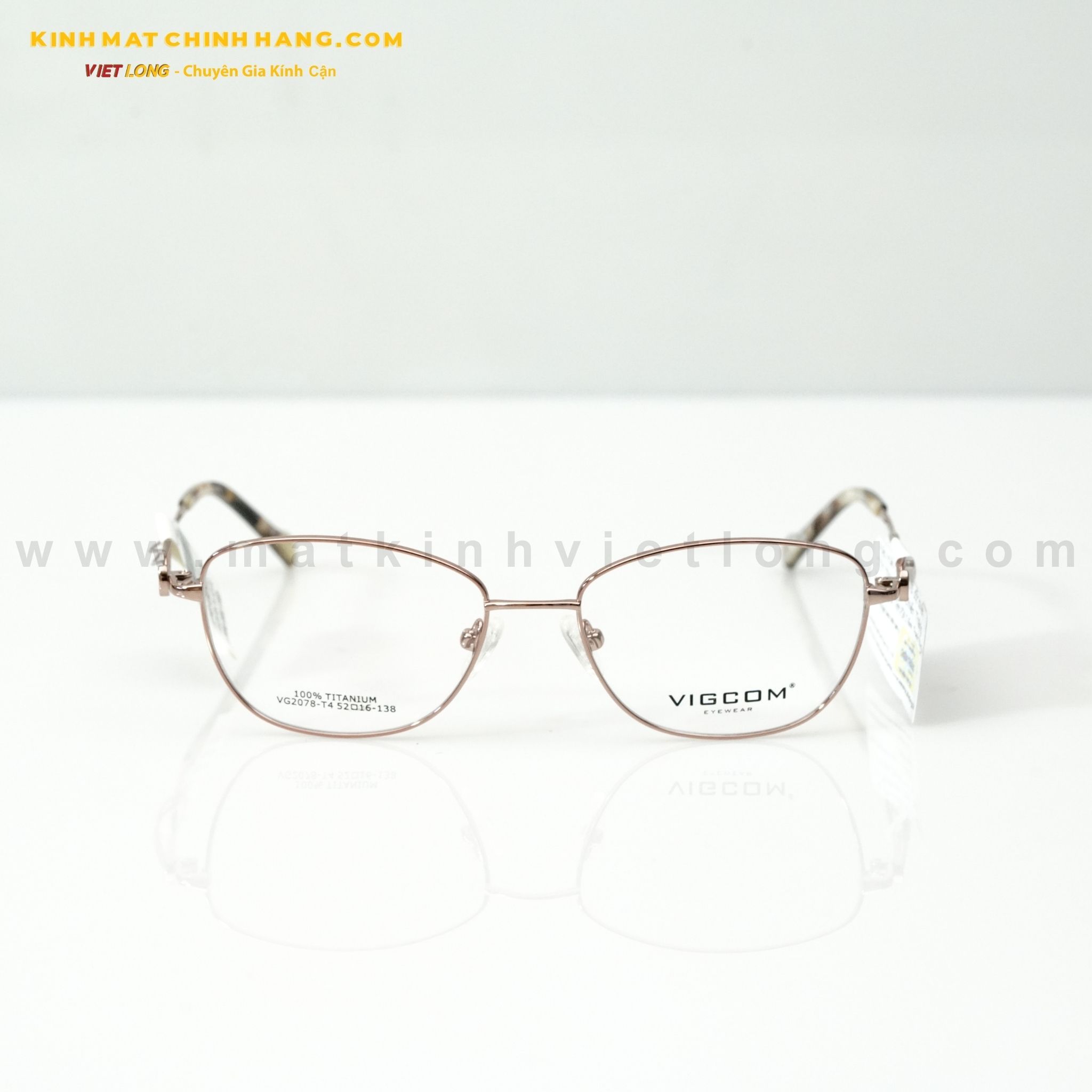  GỌNG KÍNH VIGCOM VG2078-T4 52-16 