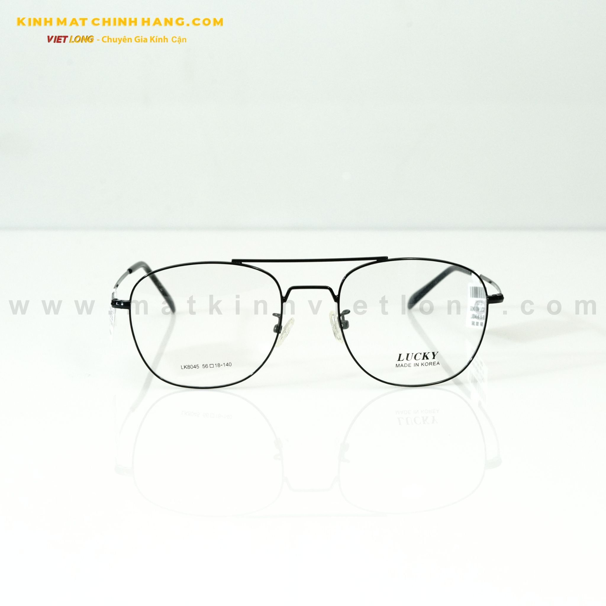  GỌNG KÍNH LUCKY LK8045-BK 56-18 
