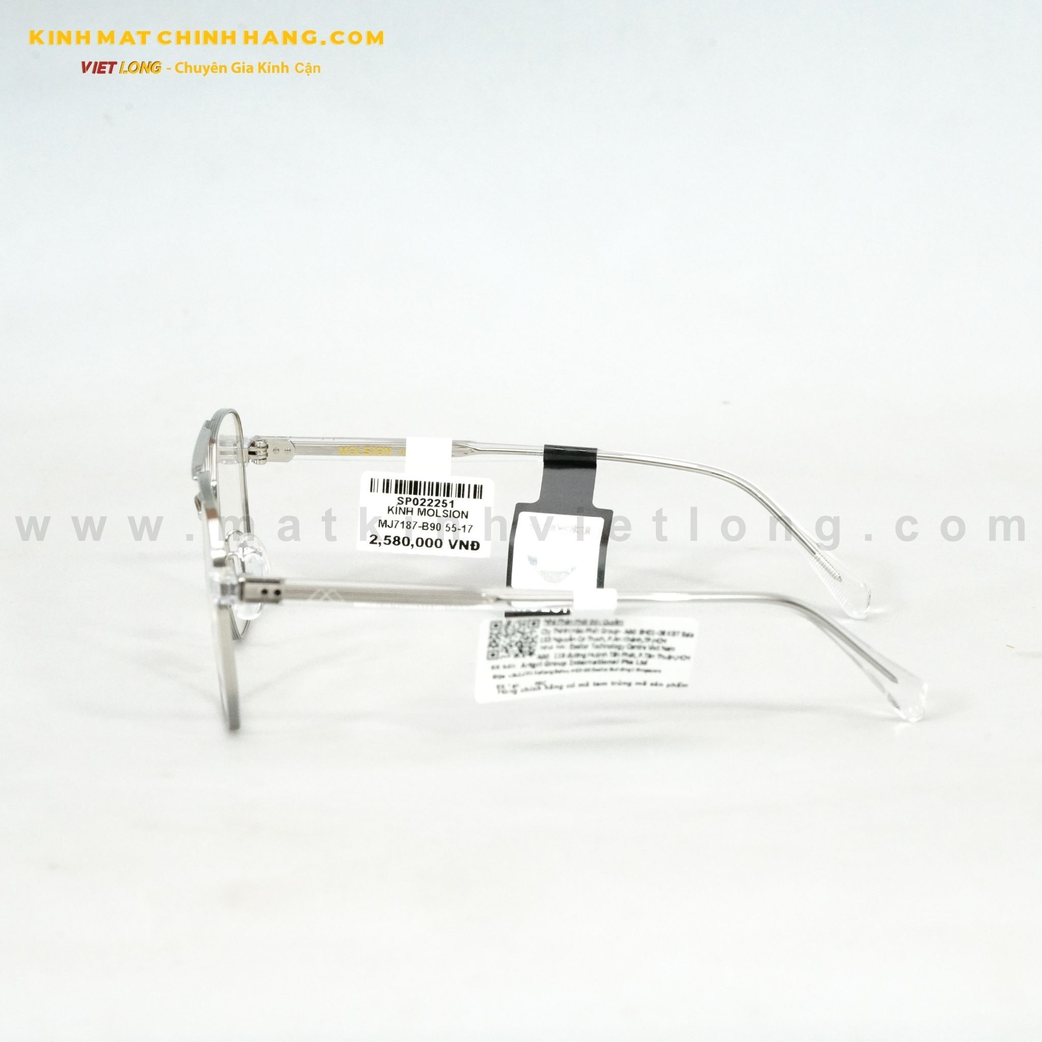  GỌNG KÍNH MOLSION MJ7187-B90 55-17 