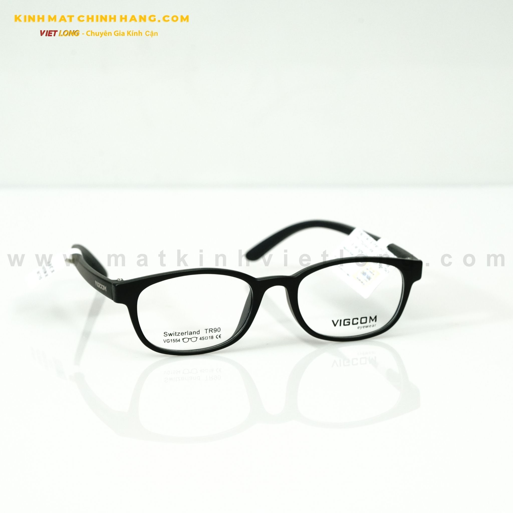  GỌNG KÍNH VIGCOM VG1554-K2 45-18 