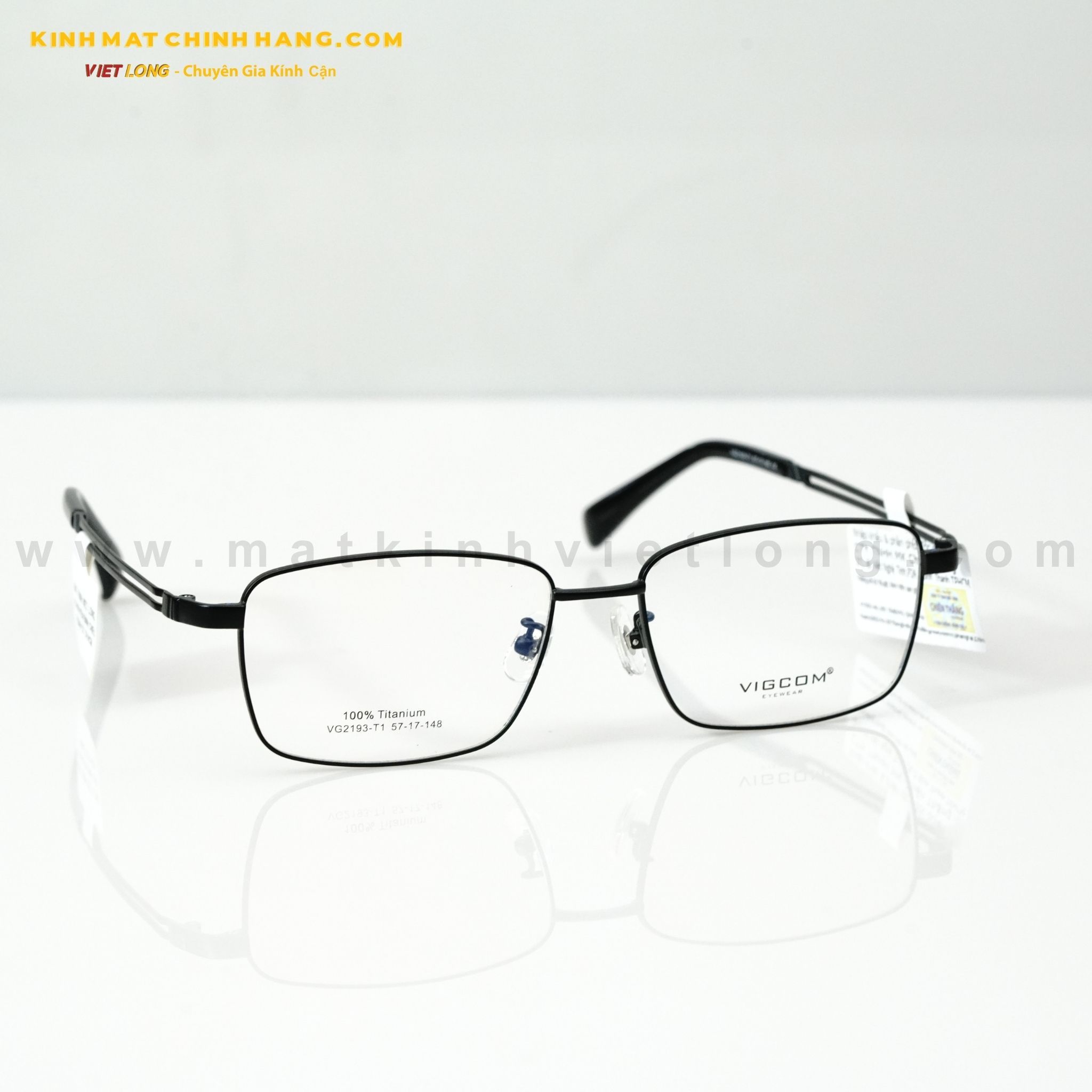  GỌNG KÍNH VIGCOM VG2193-T1 57-17 