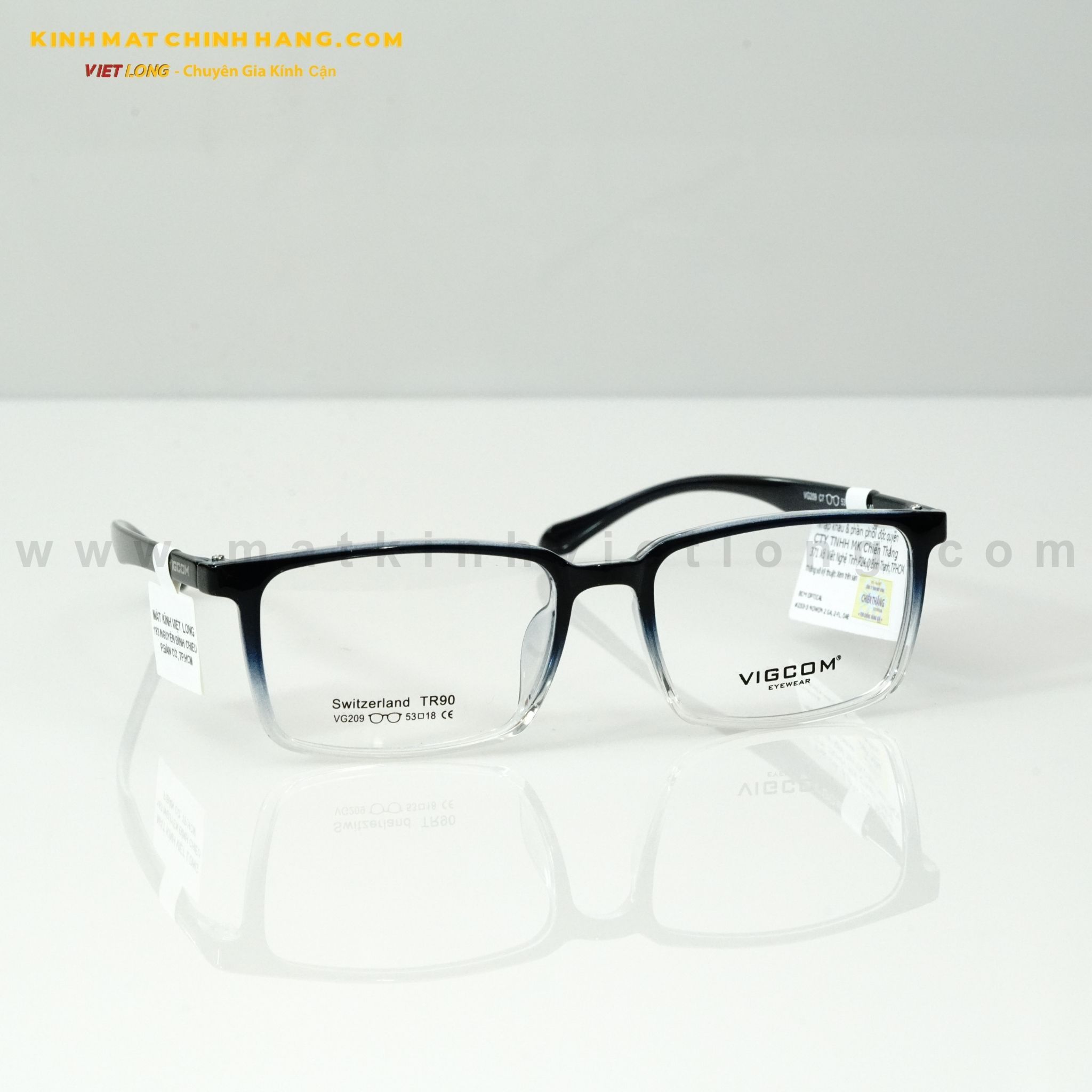  GỌNG KÍNH VIGCOM VG209-C7 53-18 