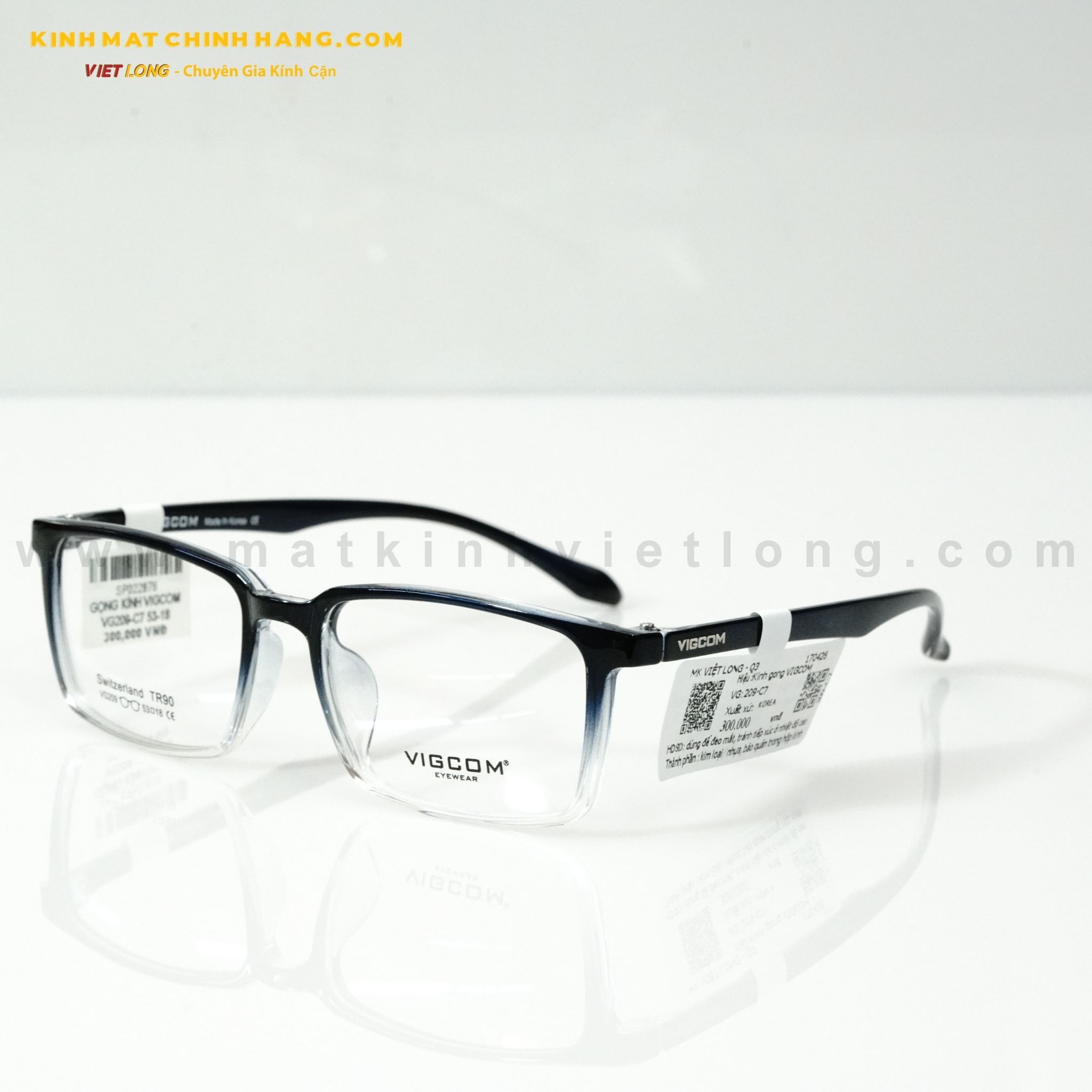  GỌNG KÍNH VIGCOM VG209-C7 53-18 
