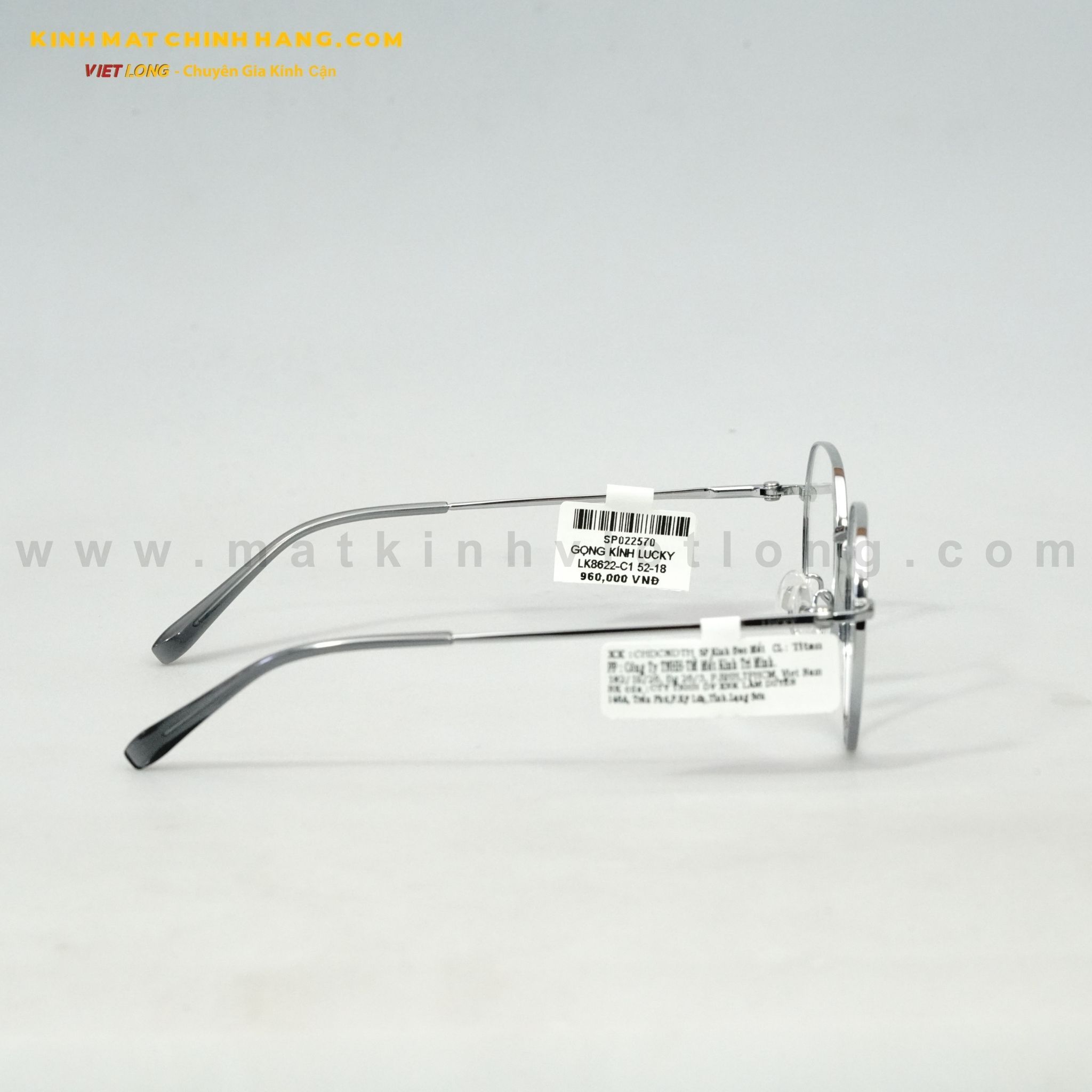  GỌNG KÍNH LUCKY LK8622-C1 52-18 