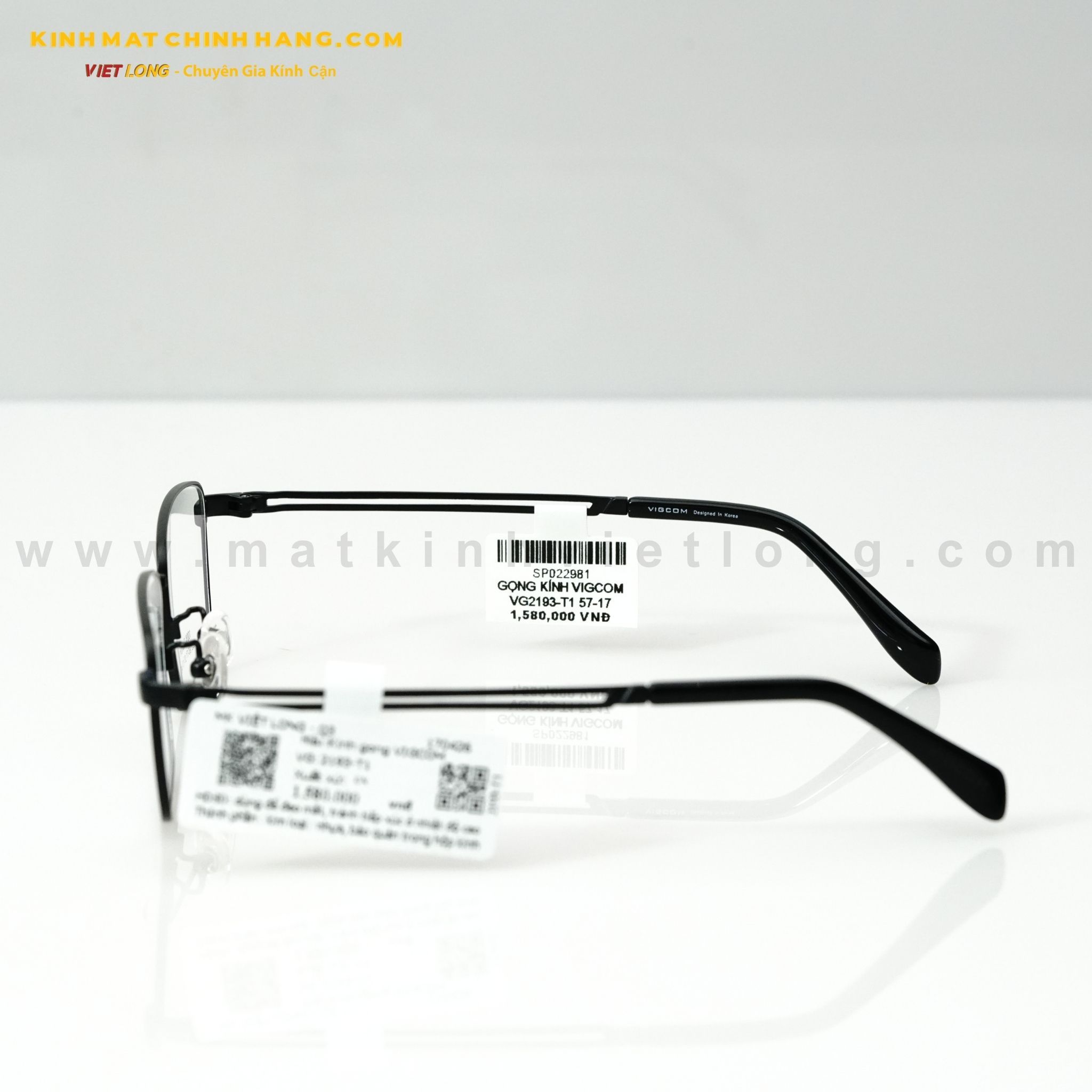  GỌNG KÍNH VIGCOM VG2193-T1 57-17 