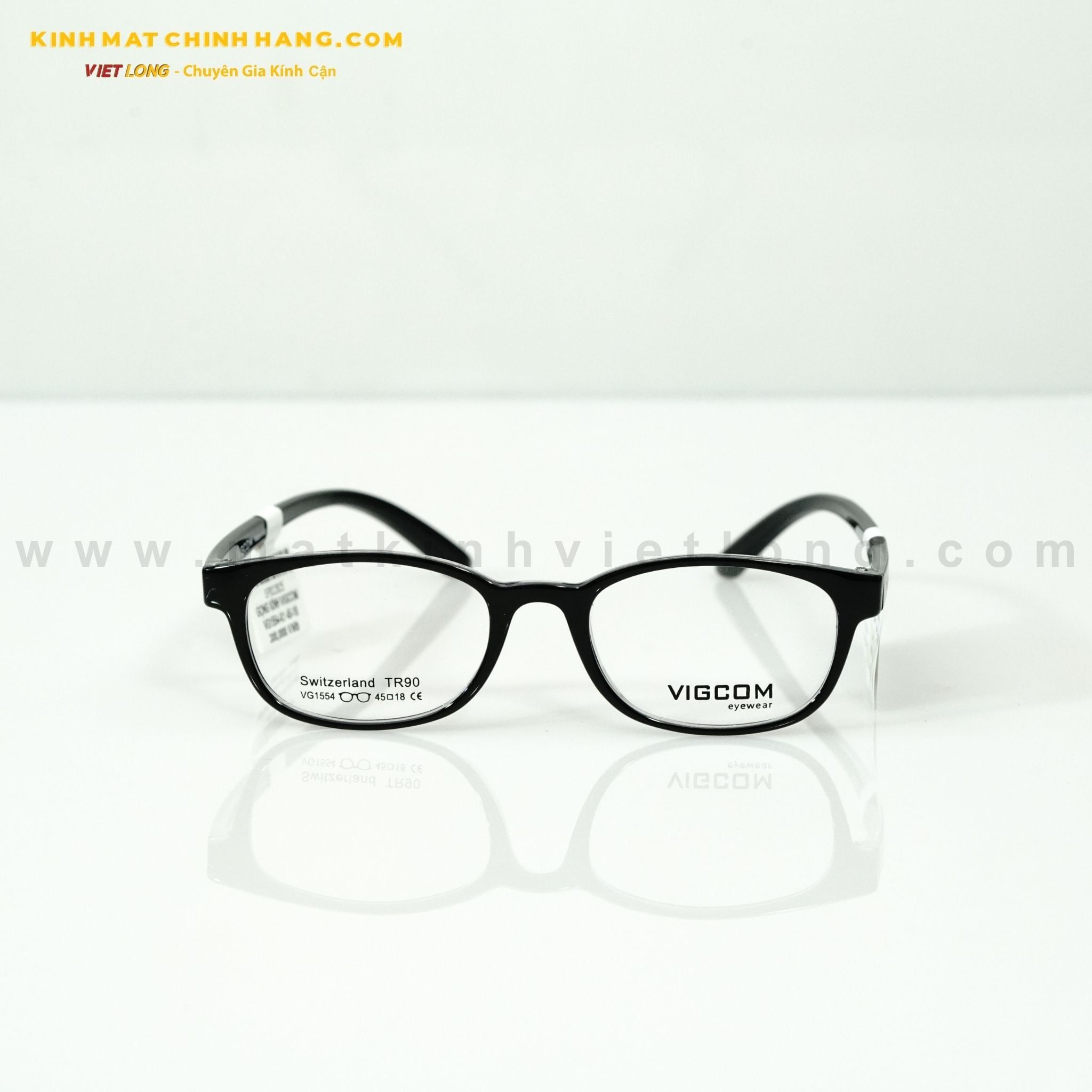  GỌNG KÍNH VIGCOM VG1554-K1 45-18 