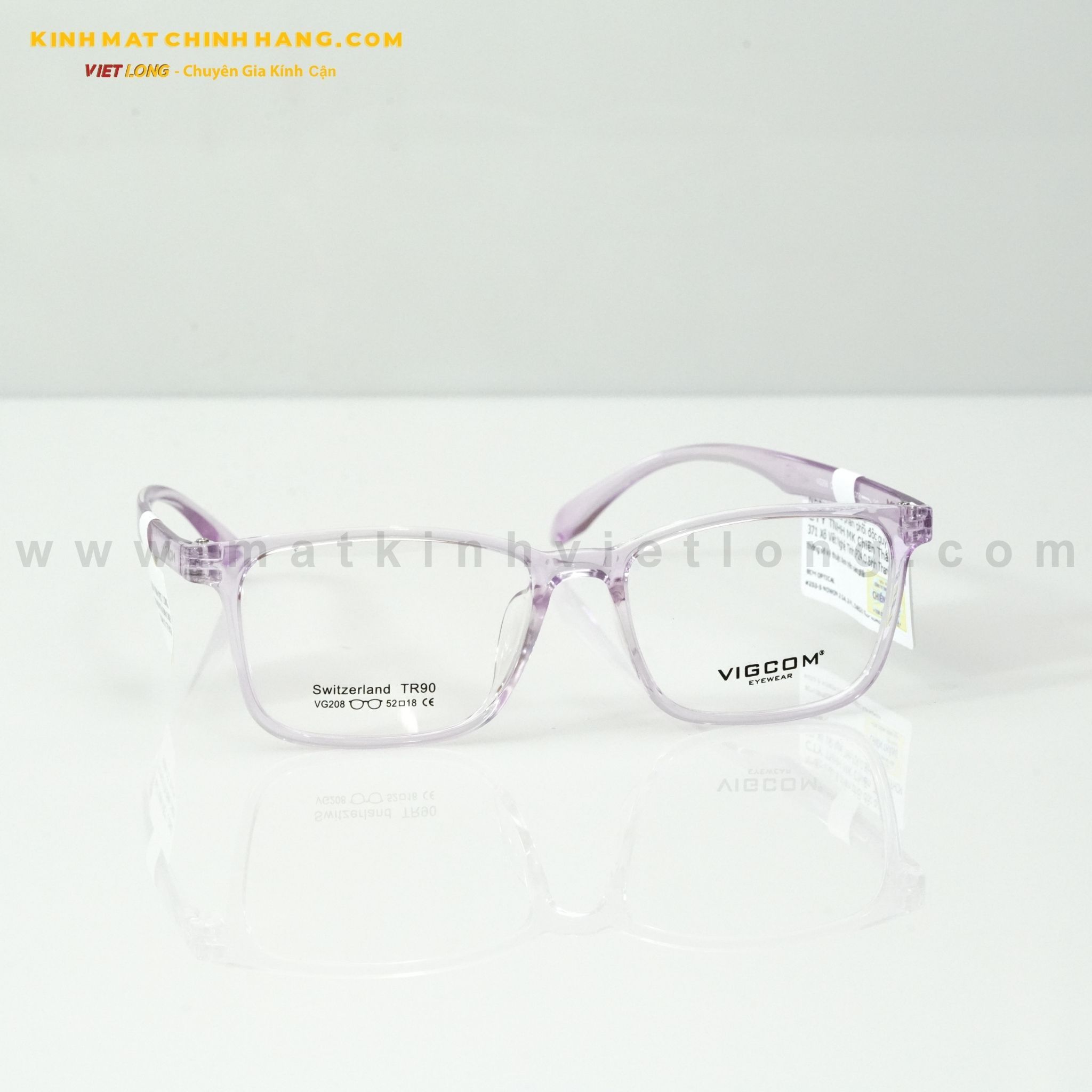  GỌNG KÍNH VIGCOM VG208-C9 52-18 