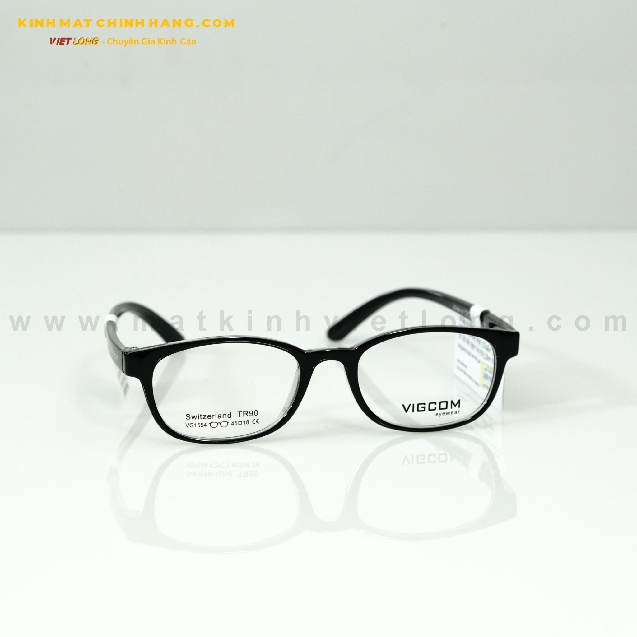  GỌNG KÍNH VIGCOM VG1554-K1 45-18 