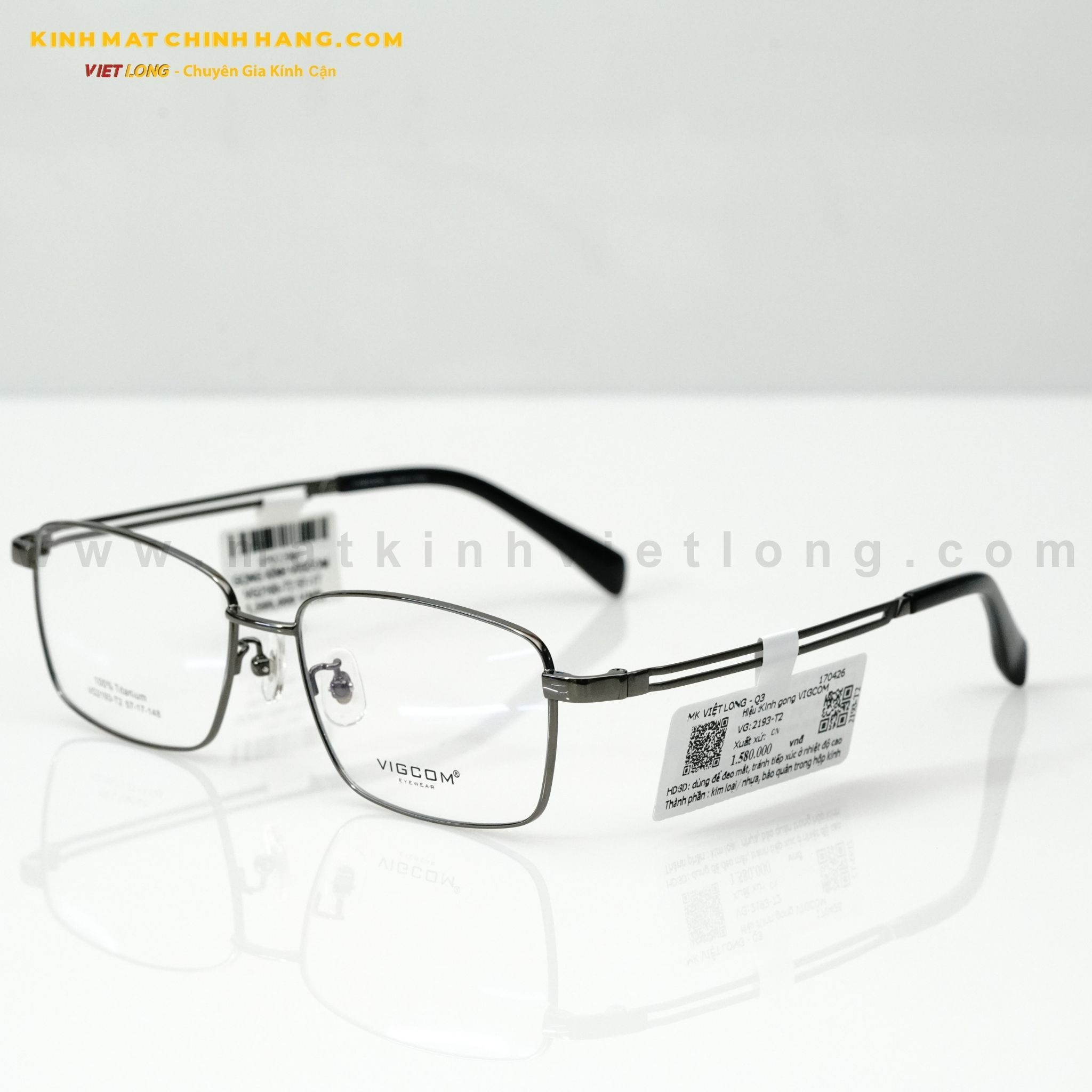  GỌNG KÍNH VIGCOM VG2193-T2 57-17 