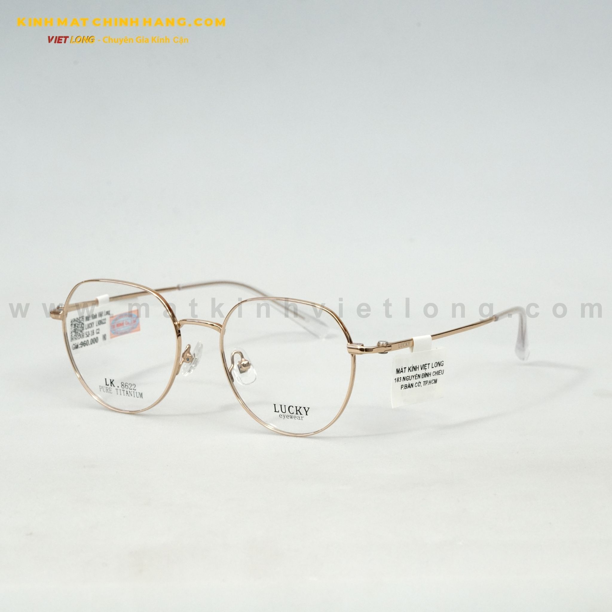  GỌNG KÍNH LUCKY LK8622-C2 52-18 