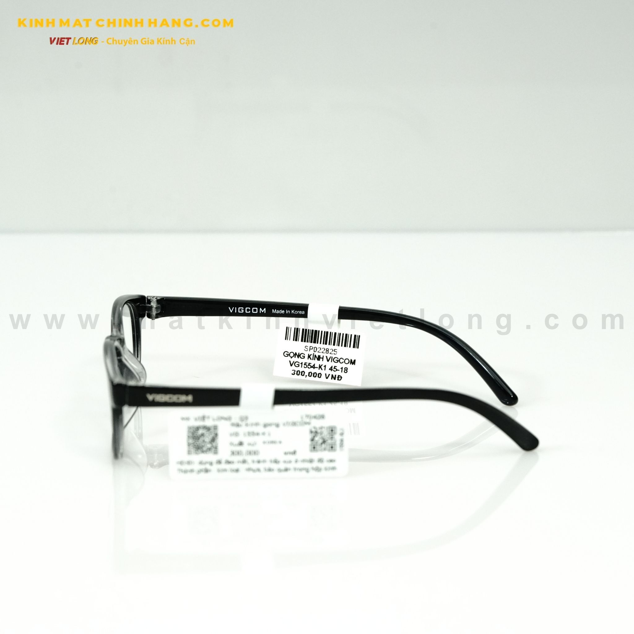  GỌNG KÍNH VIGCOM VG1554-K1 45-18 