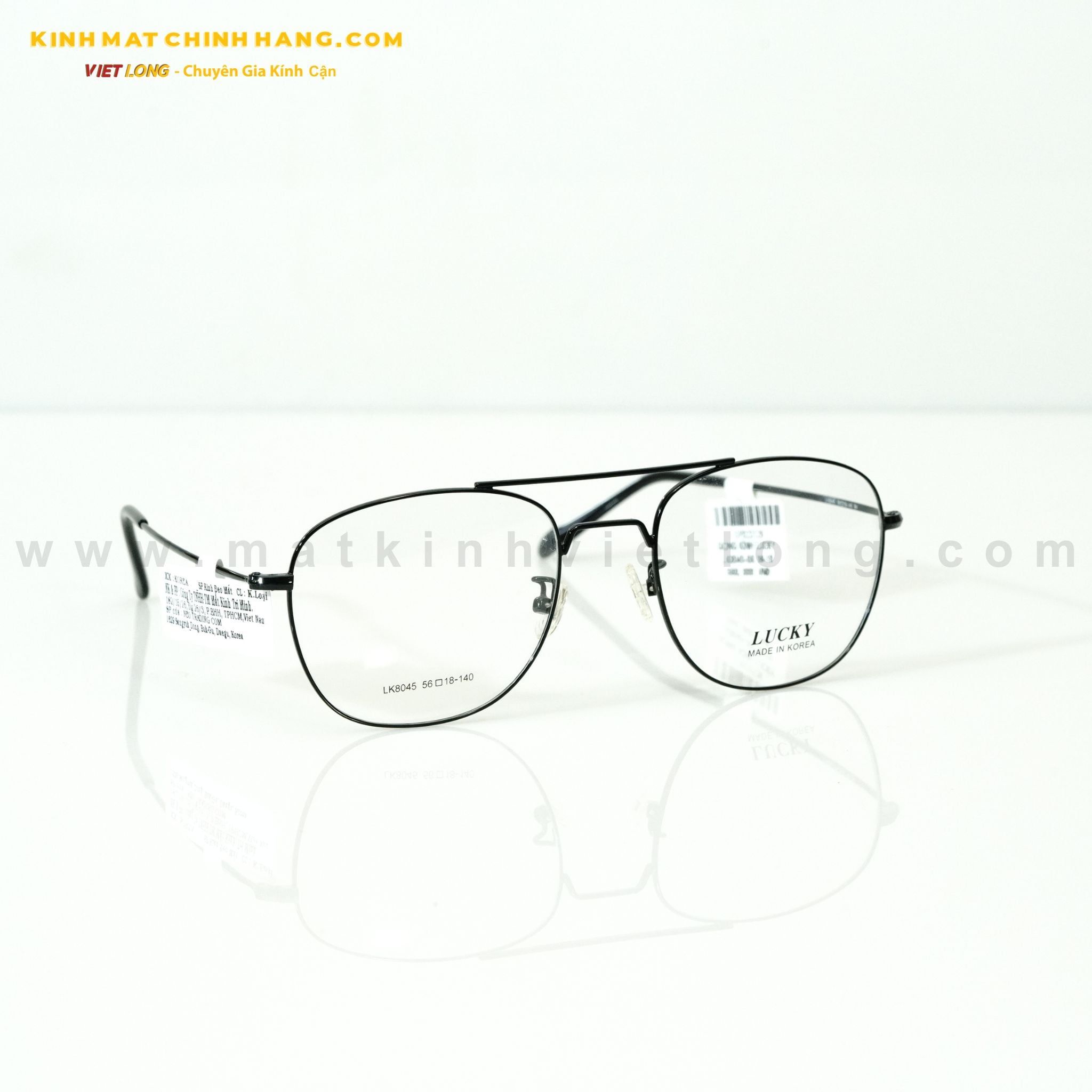  GỌNG KÍNH LUCKY LK8045-BK 56-18 