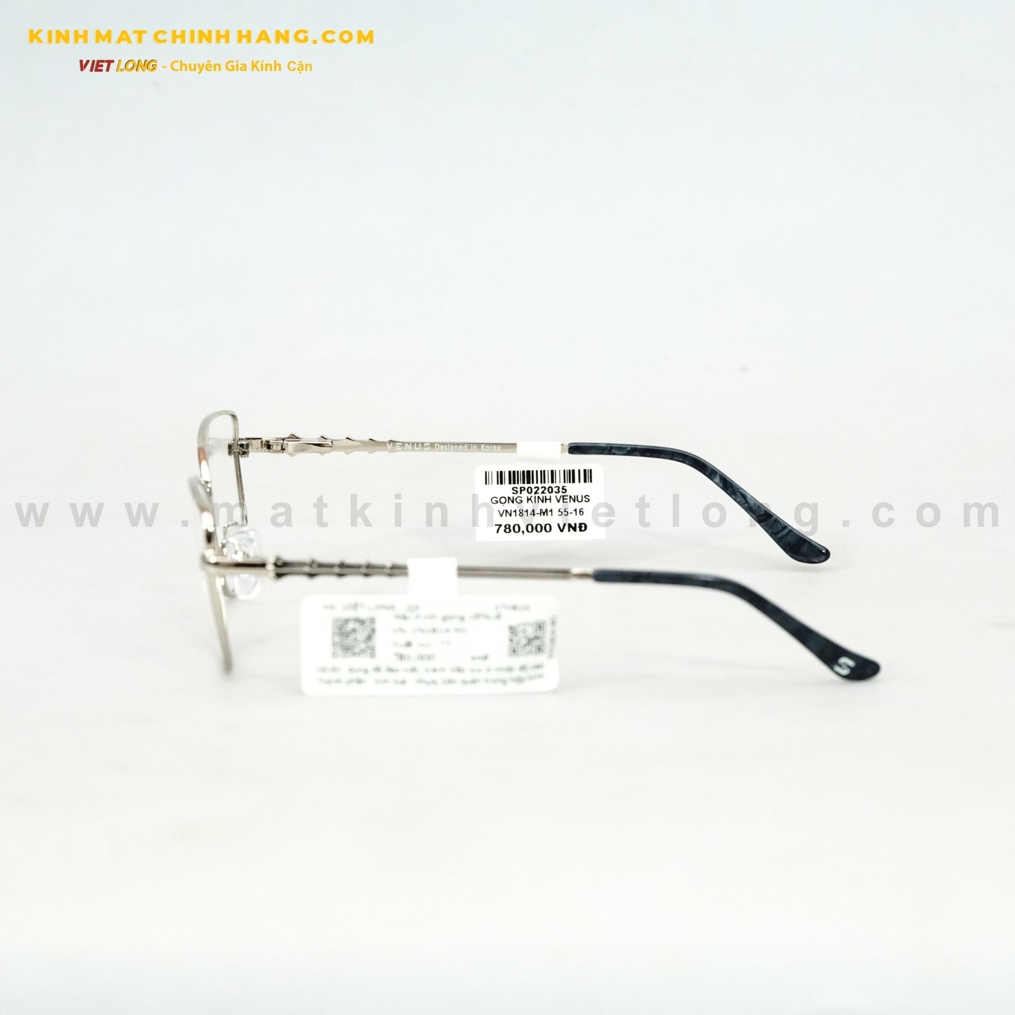  GỌNG KÍNH VENUS VN1814-M1 55-16 