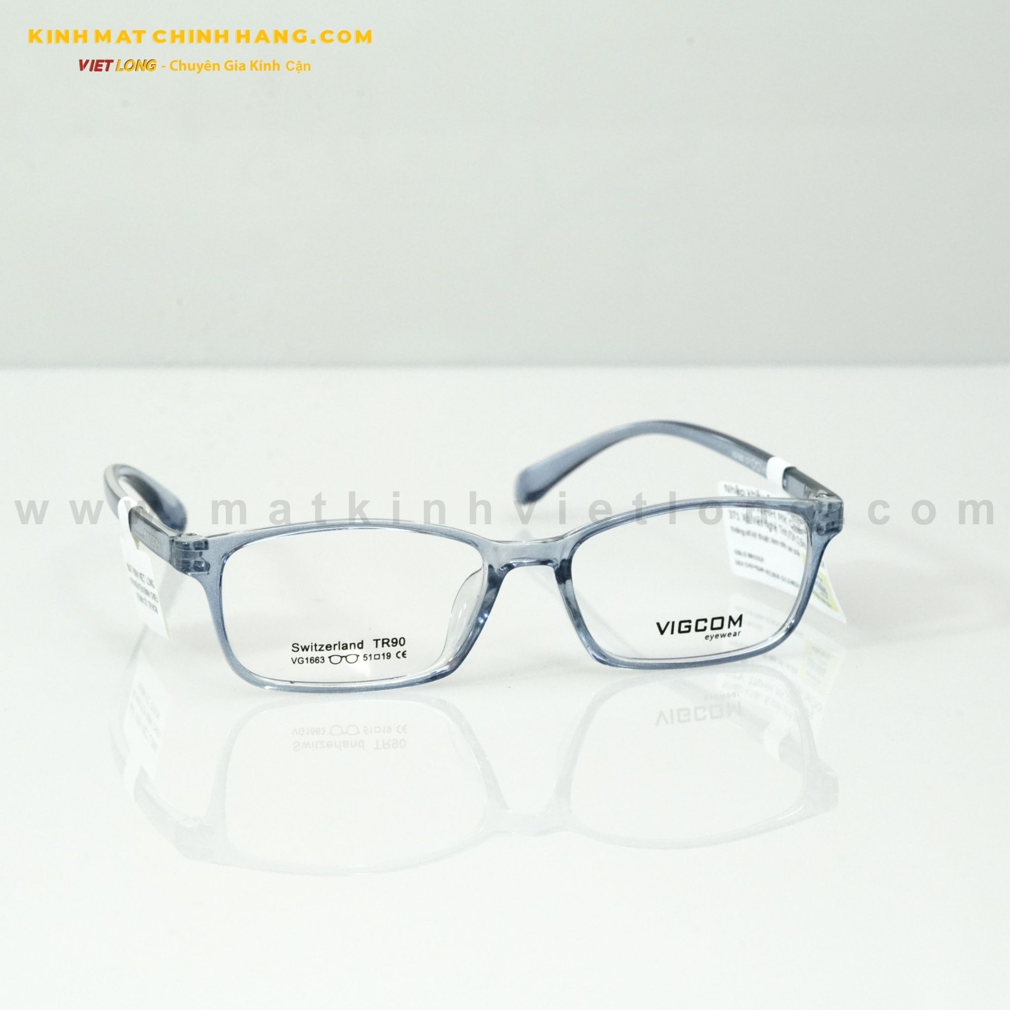  GỌNG KÍNH VIGCOM VG1663-C7 51-19 