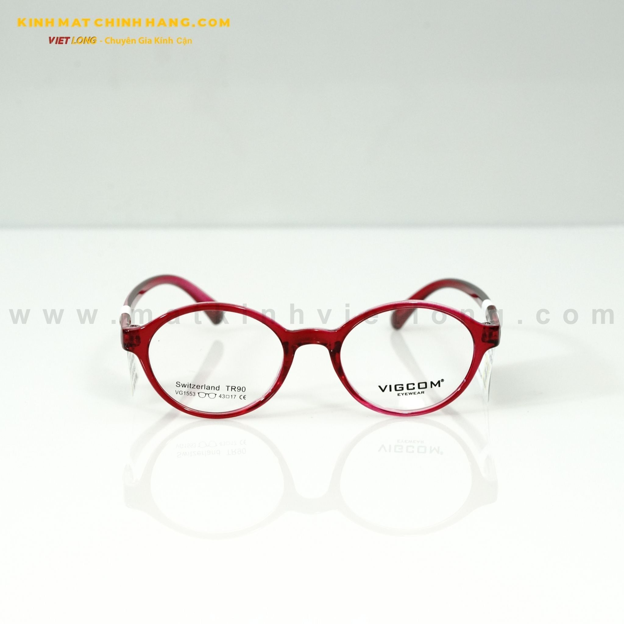  GỌNG KÍNH VIGCOM VG1553-K7 43-17 