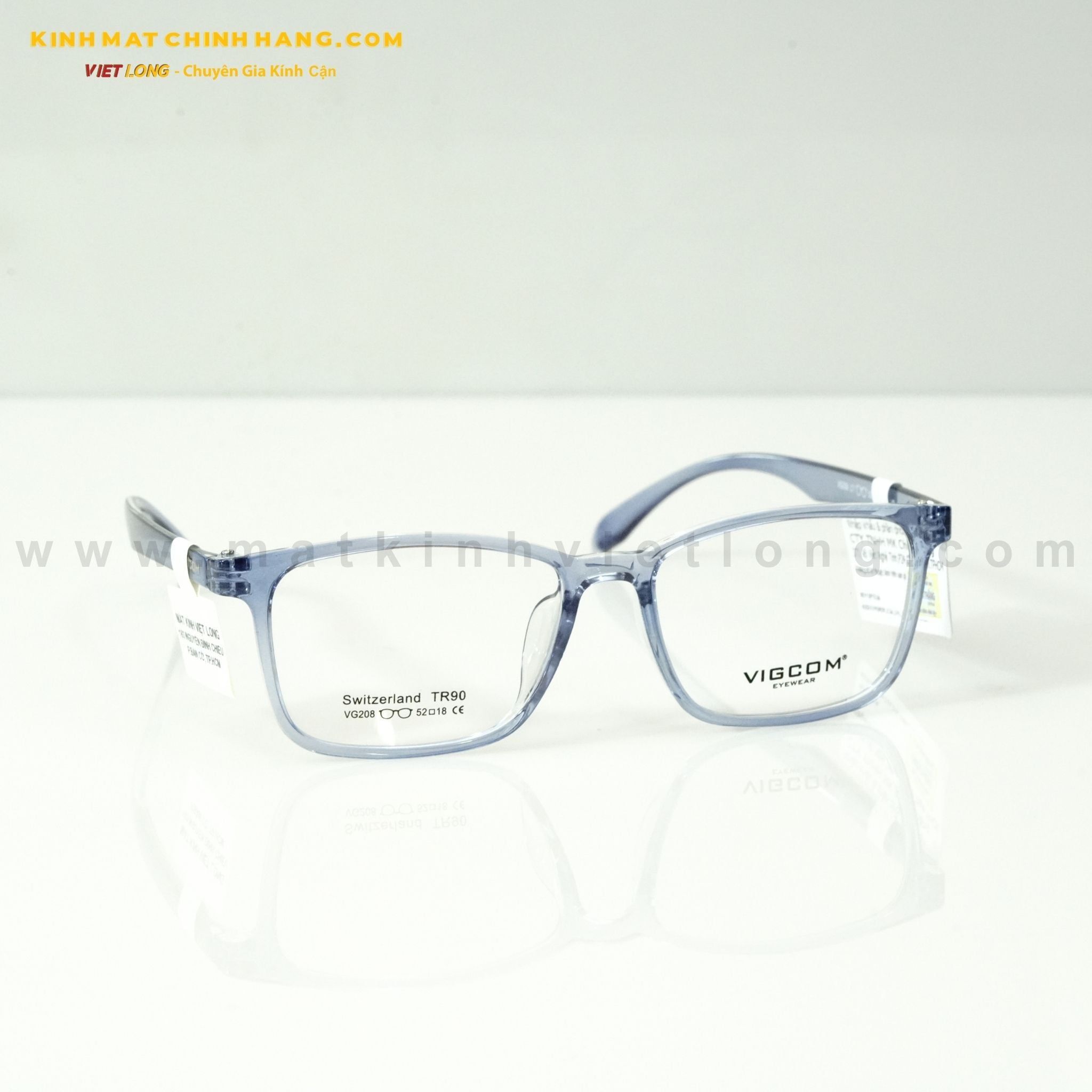  GỌNG KÍNH VIGCOM VG208-C7 52-18 