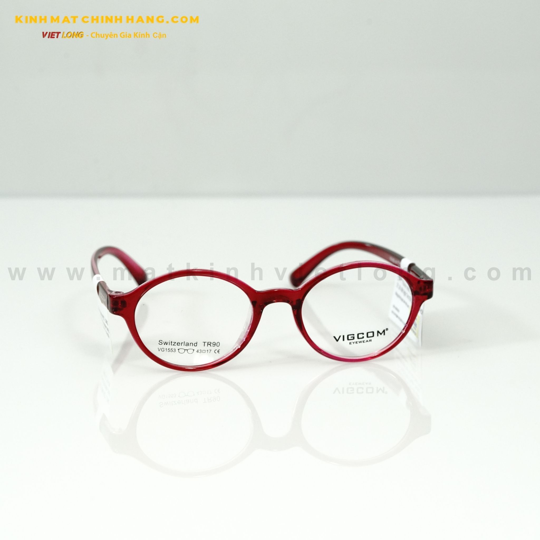  GỌNG KÍNH VIGCOM VG1553-K7 43-17 