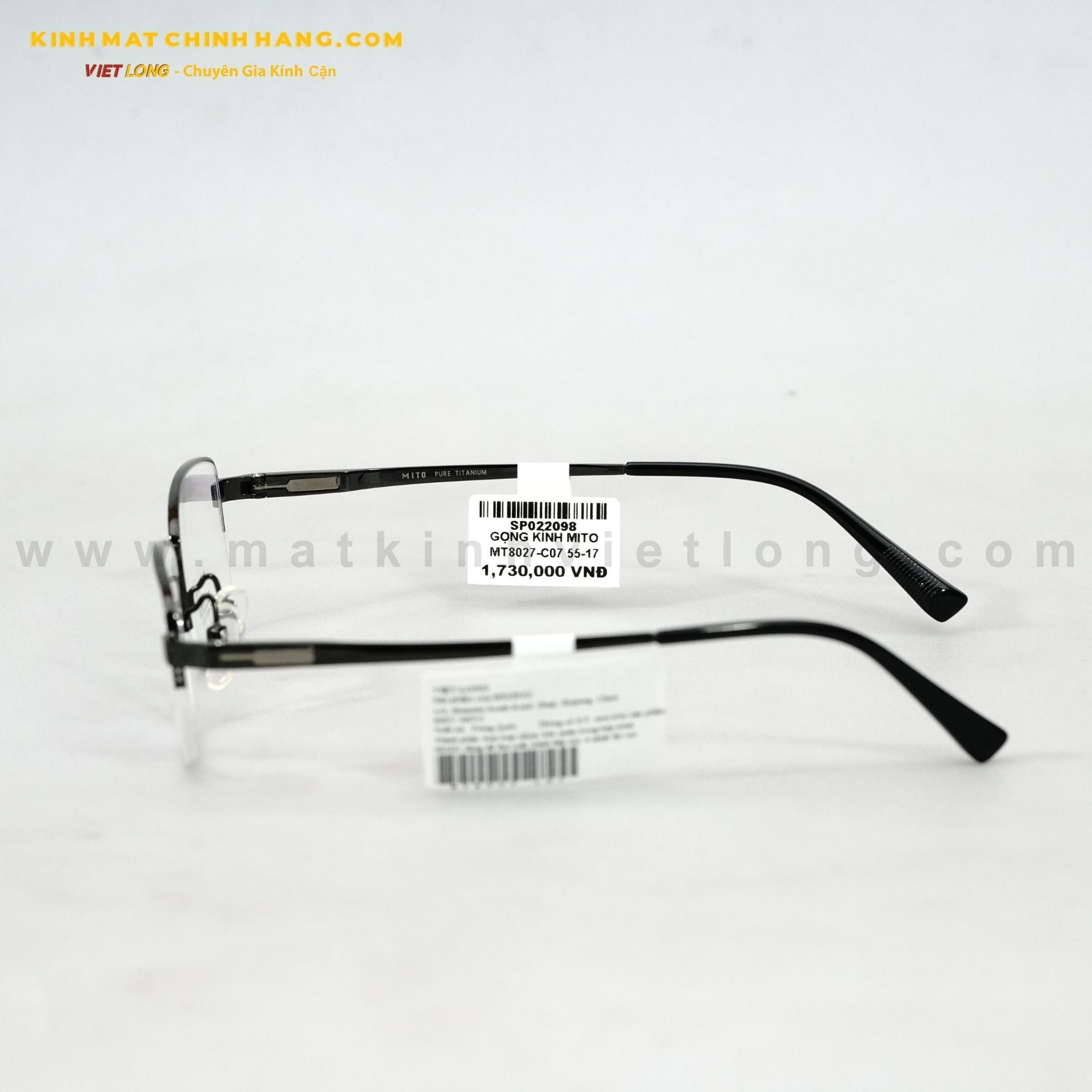  GỌNG KÍNH MITO MT8027-C07 55-17 