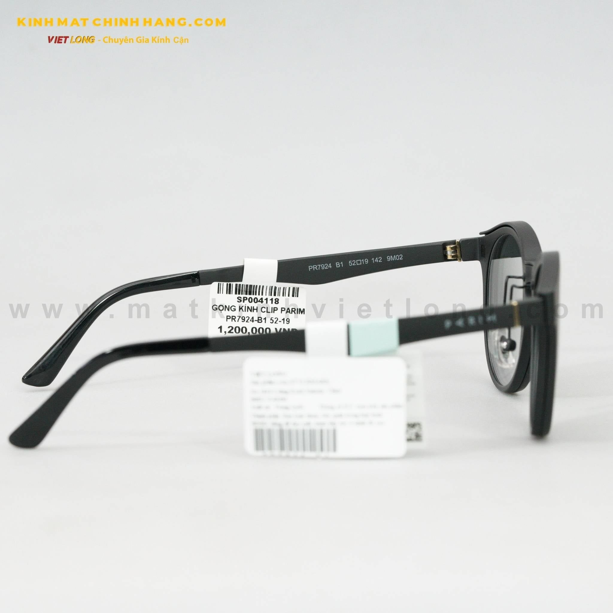  GỌNG KÍNH CLIP PARIM PR7924-B1 52-19 