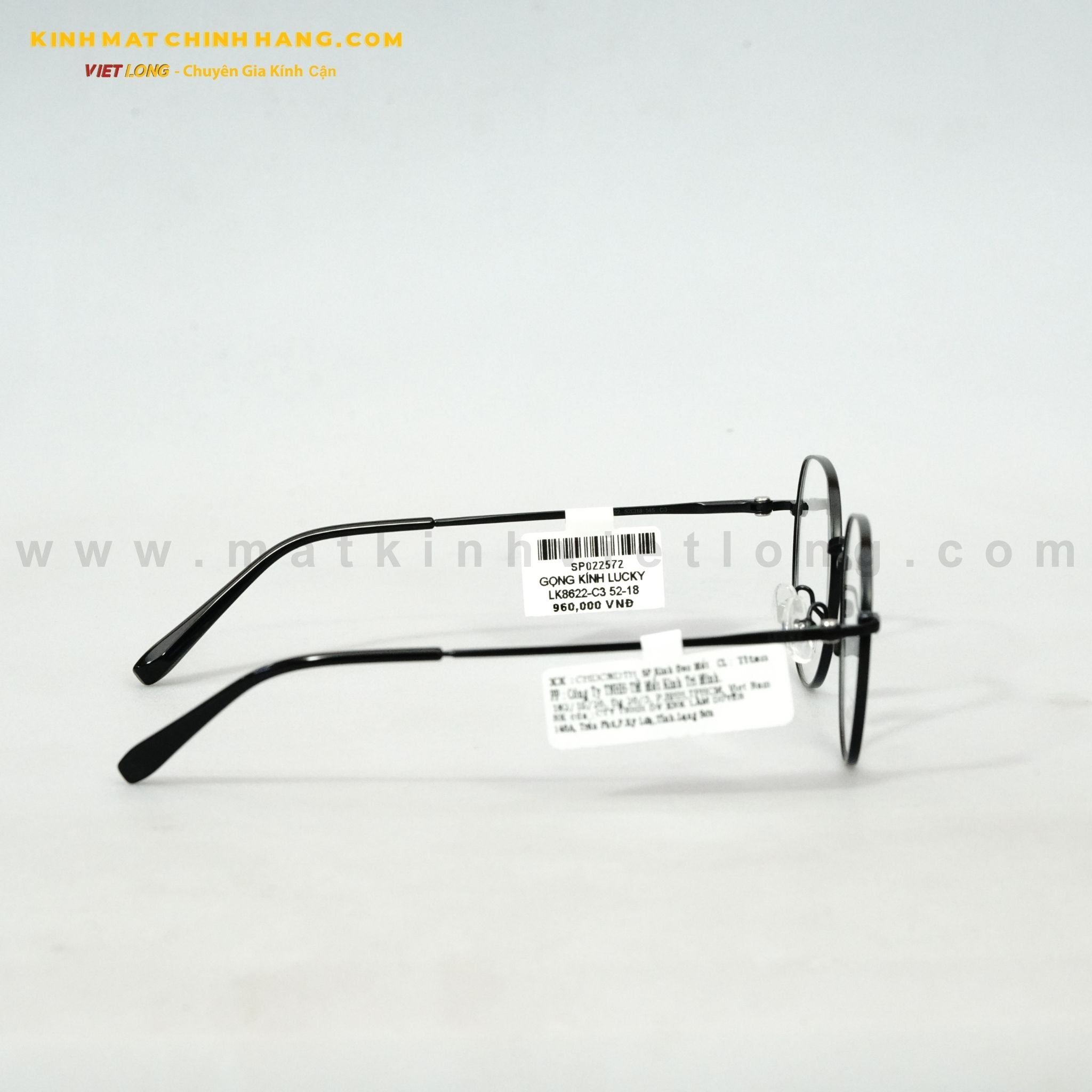  GỌNG KÍNH LUCKY LK8622-C3 52-18 