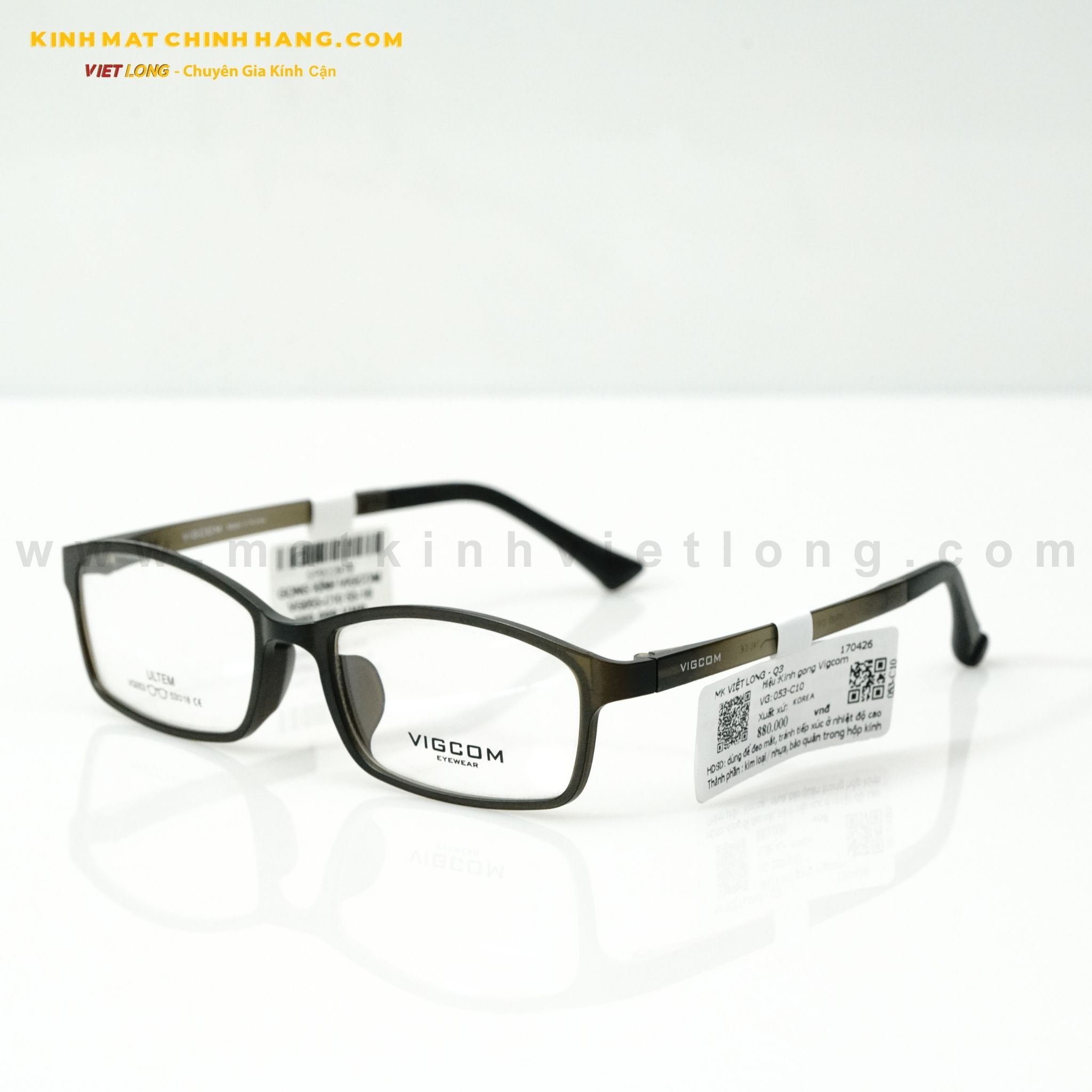  GỌNG KÍNH VIGCOM VG053-C10 53-18 