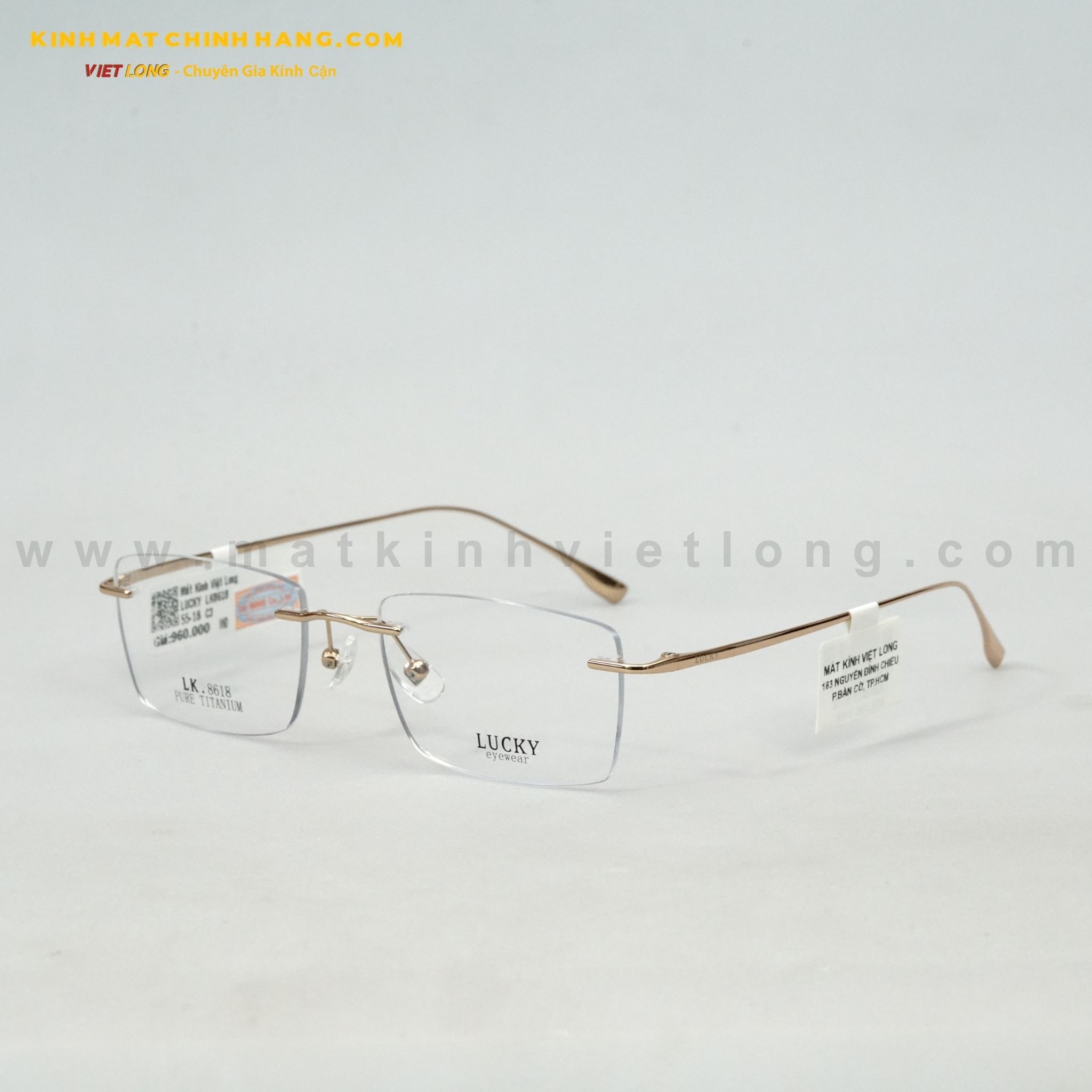  GỌNG KÍNH LUCKY LK8618-C3 55-18 