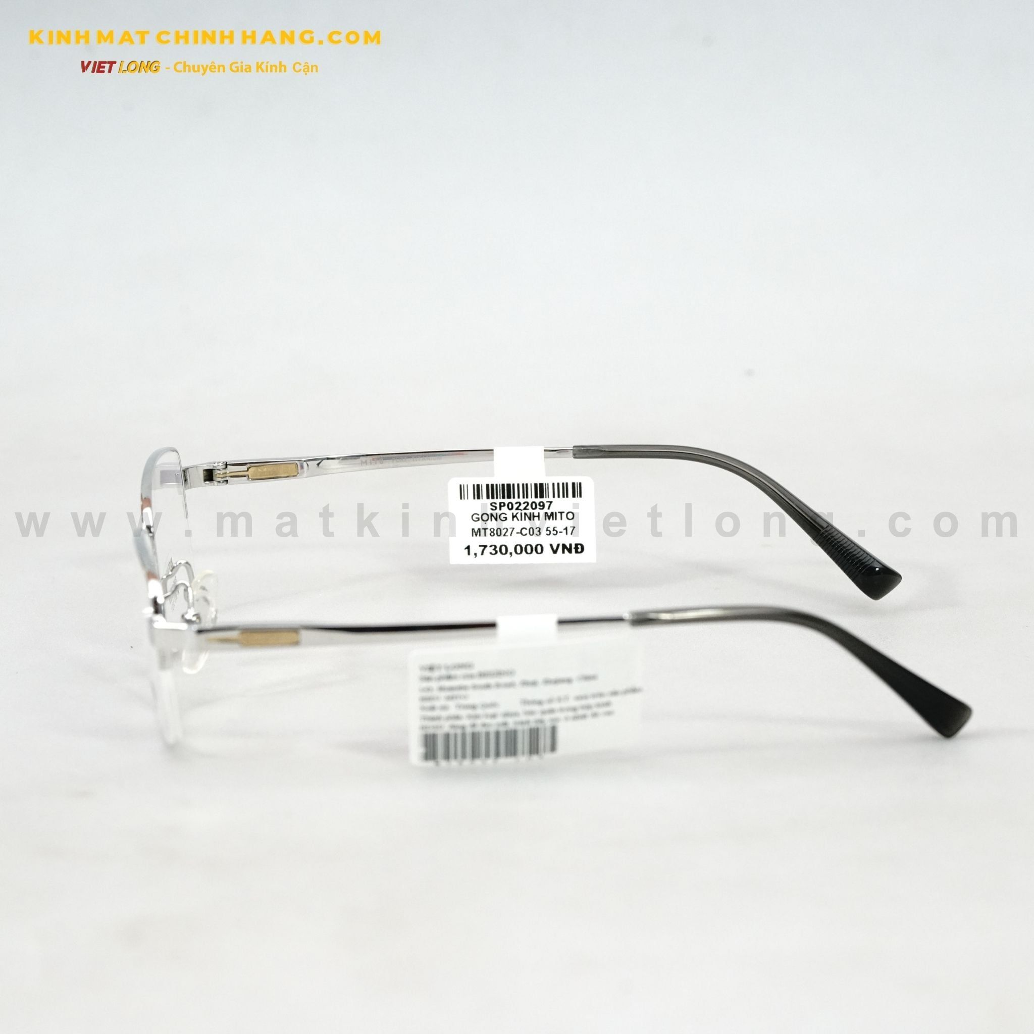  GỌNG KÍNH MITO MT8027-C03 55-17 