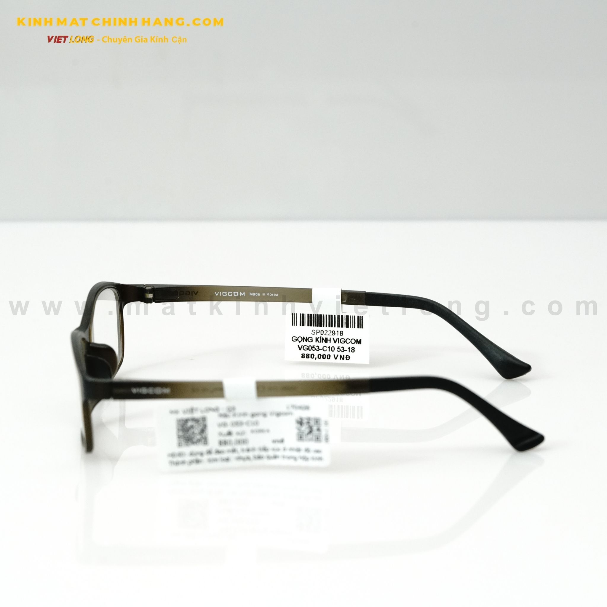  GỌNG KÍNH VIGCOM VG053-C10 53-18 