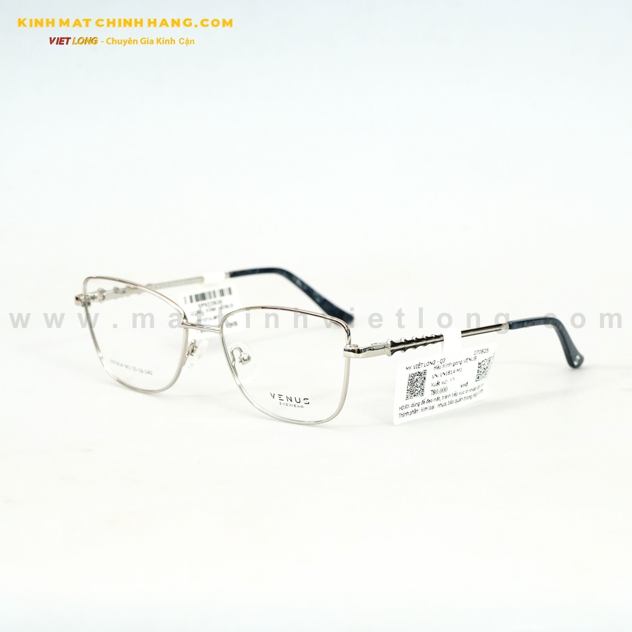  GỌNG KÍNH VENUS VN1814-M1 55-16 