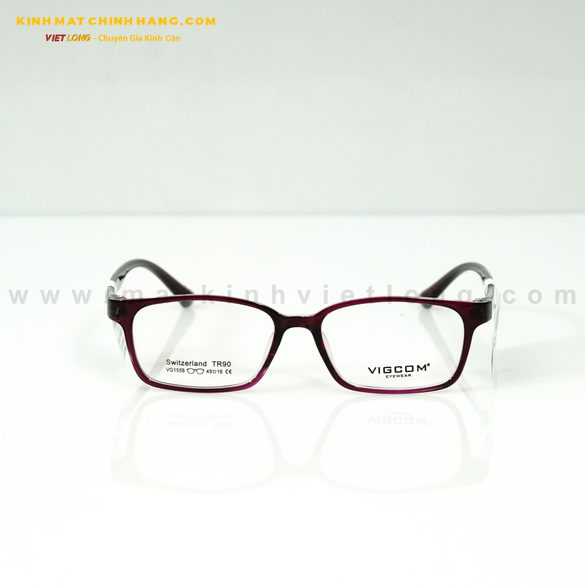  GỌNG KÍNH VIGCOM VG1558-K10 49-16 
