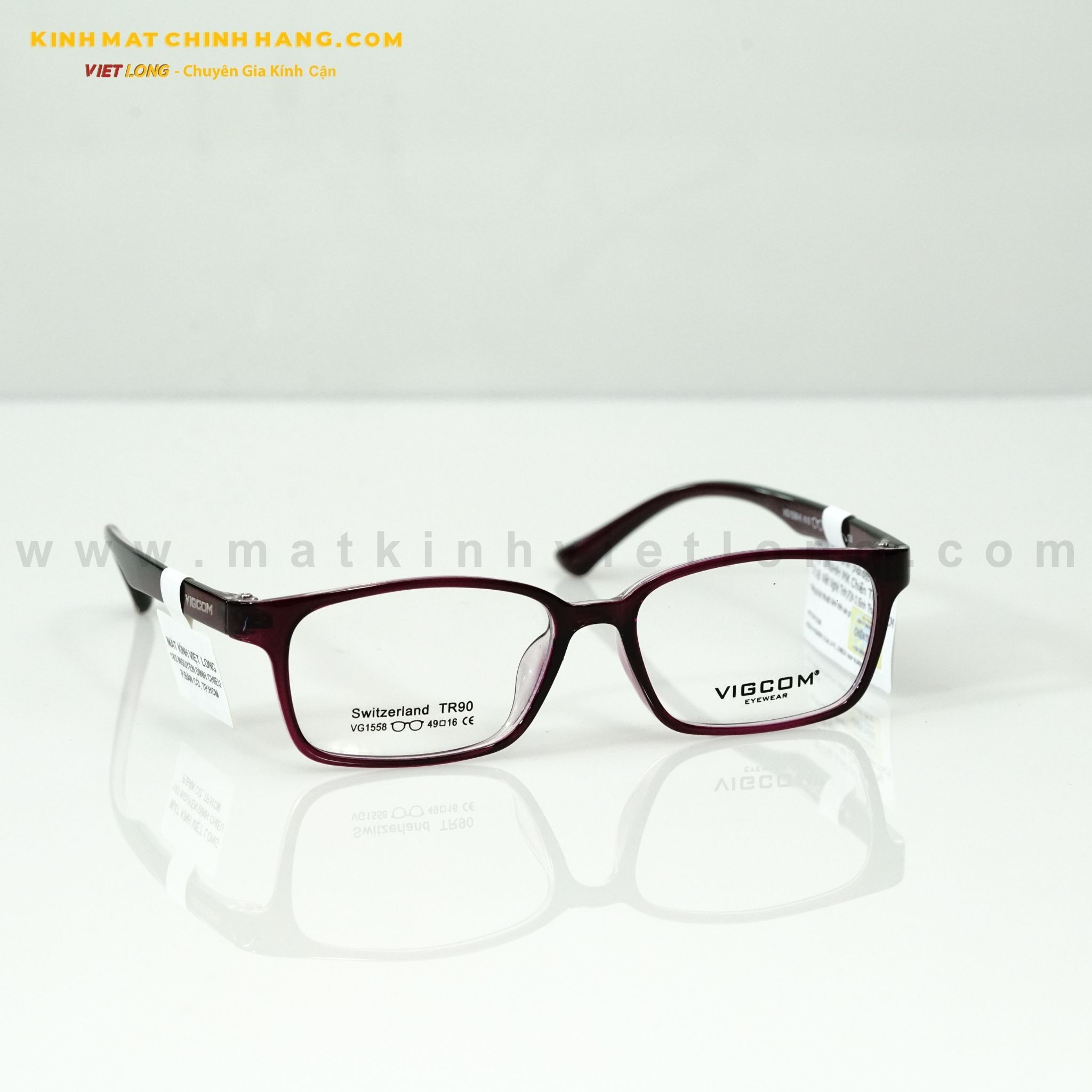  GỌNG KÍNH VIGCOM VG1558-K10 49-16 