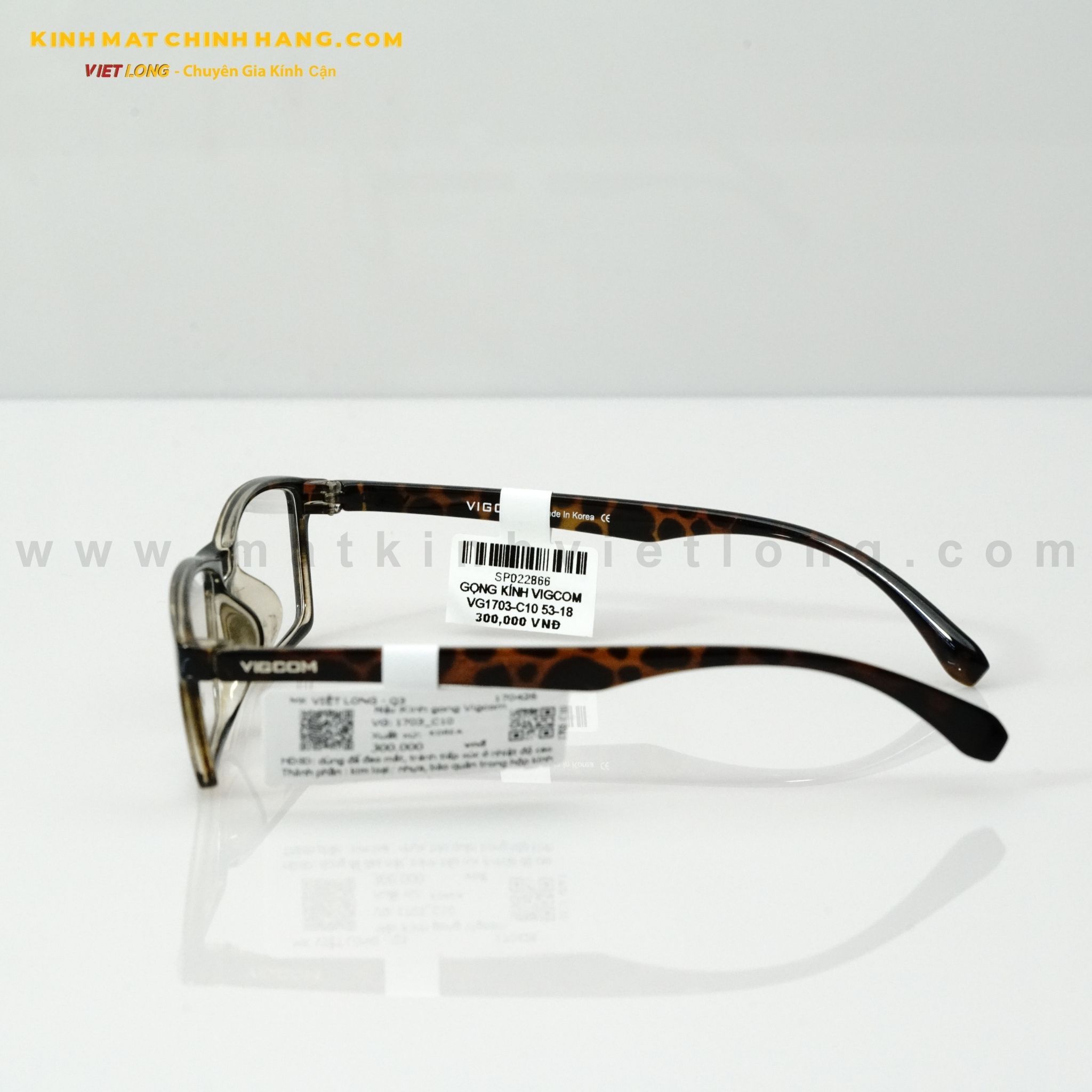  GỌNG KÍNH VIGCOM VG1703-C10 53-18 