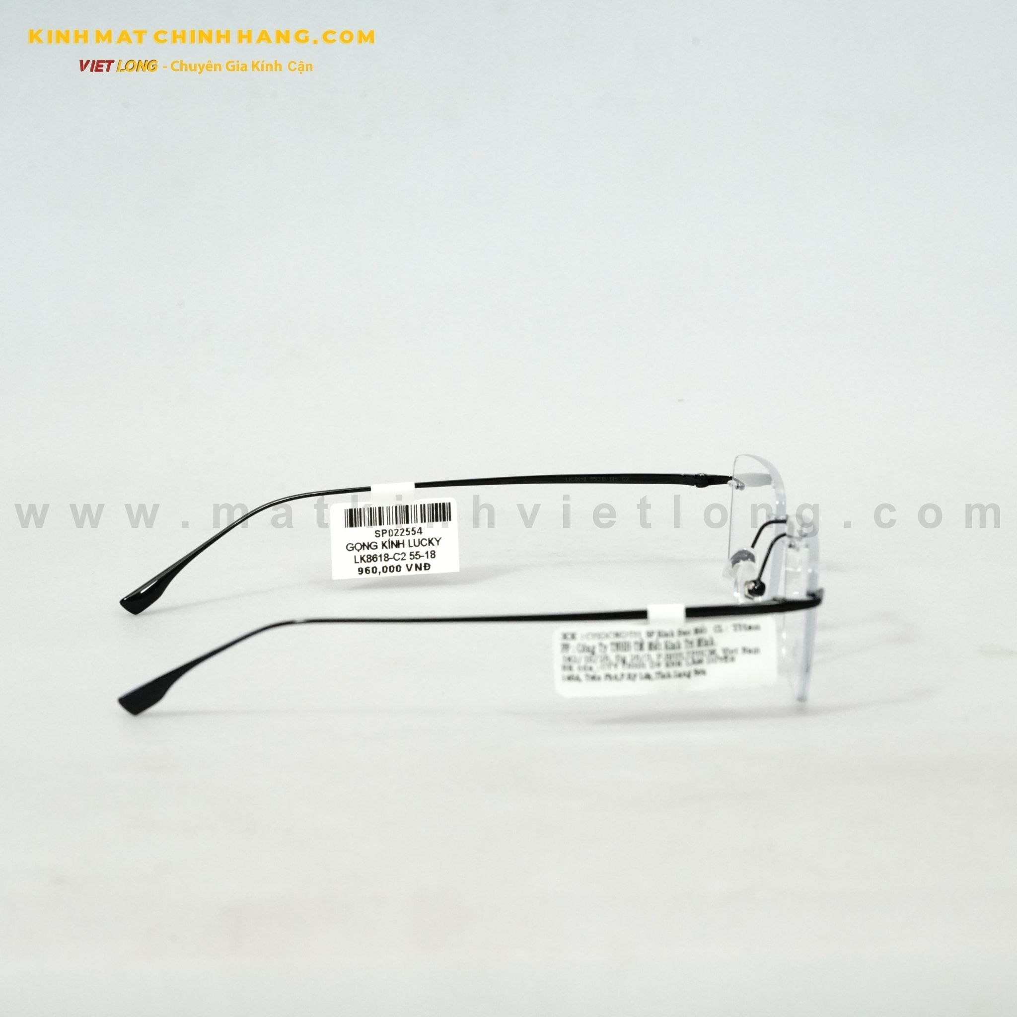  GỌNG KÍNH LUCKY LK8618-C2 55-18 