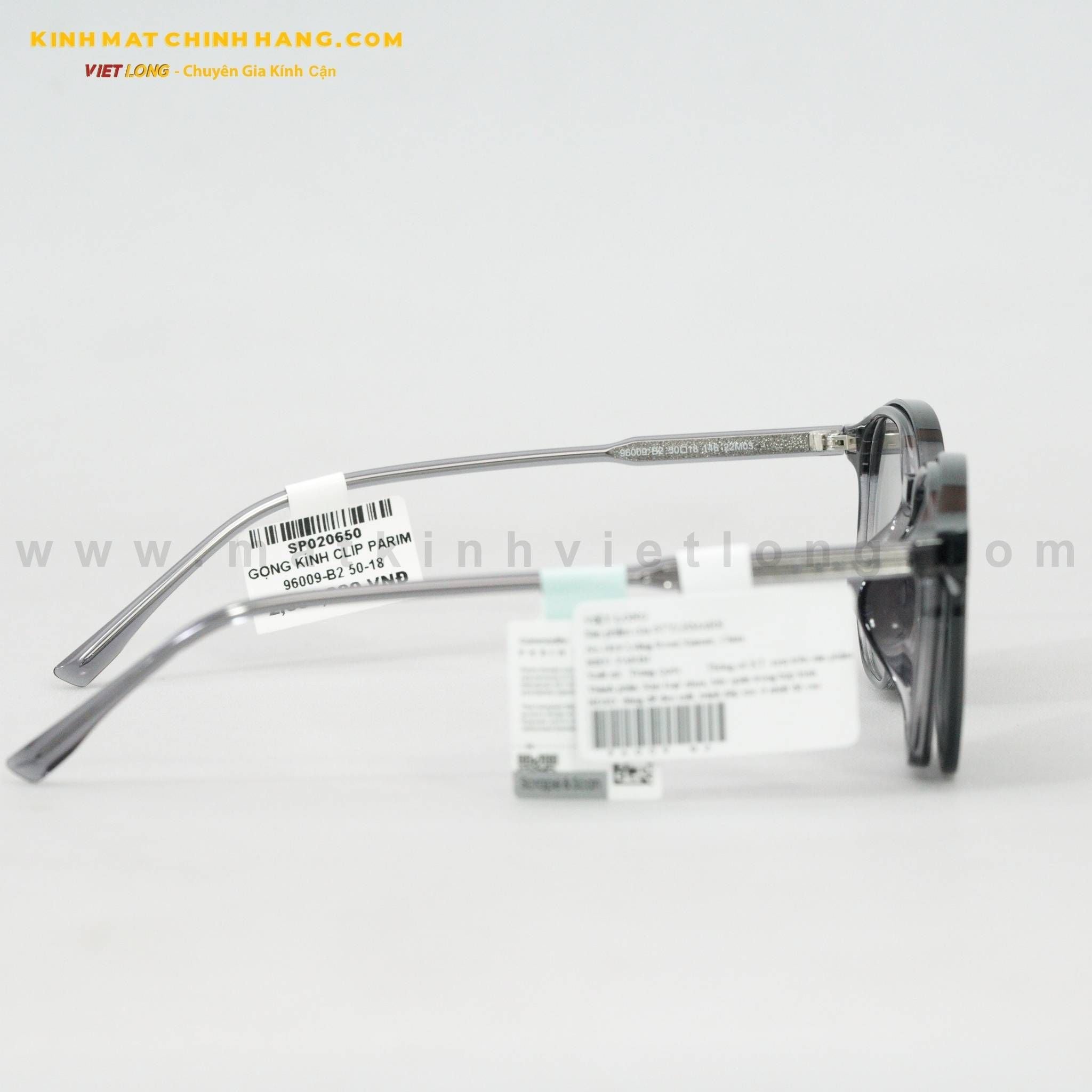  GỌNG KÍNH CLIP PARIM 96009-B2 50-18 