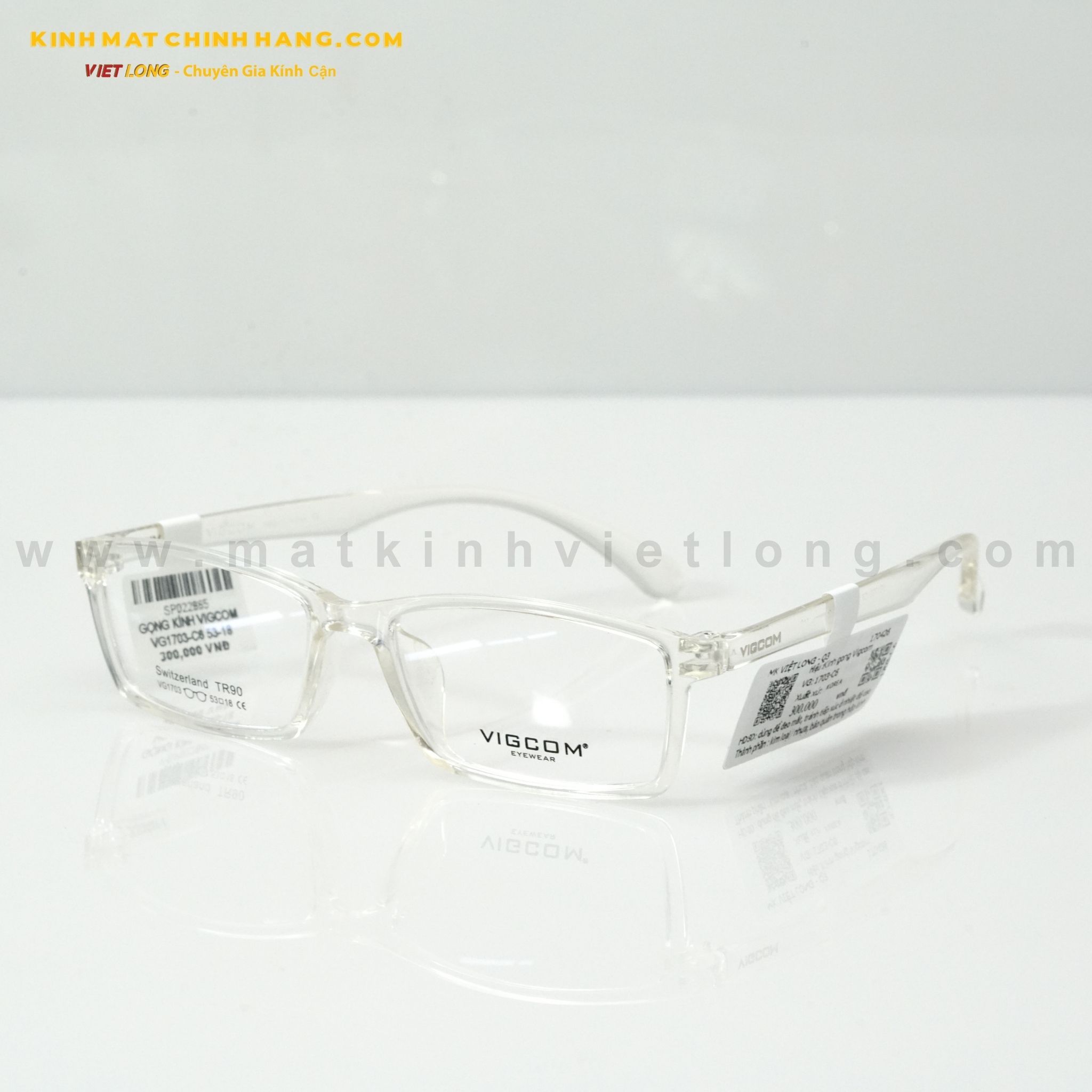  GỌNG KÍNH VIGCOM VG1703-C6 53-18 