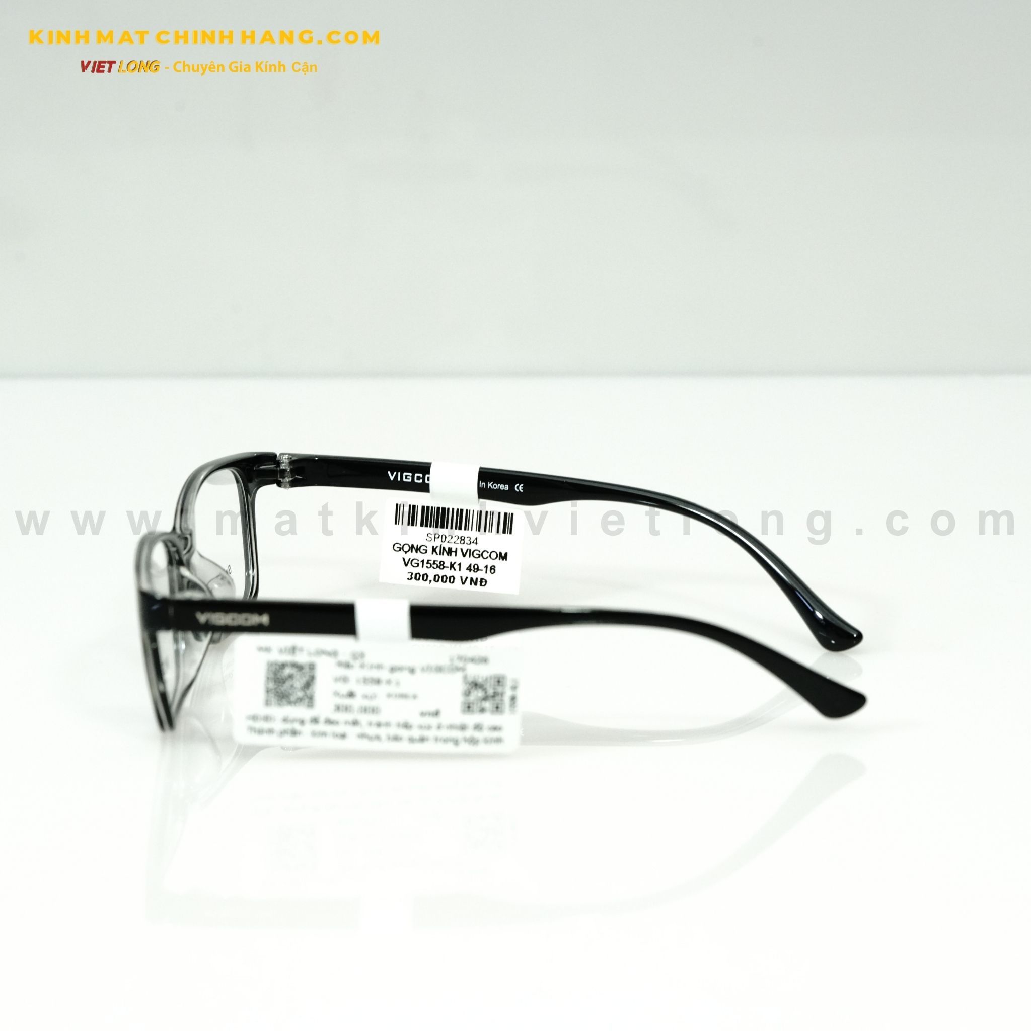 GỌNG KÍNH VIGCOM VG1558-K1 49-16 
