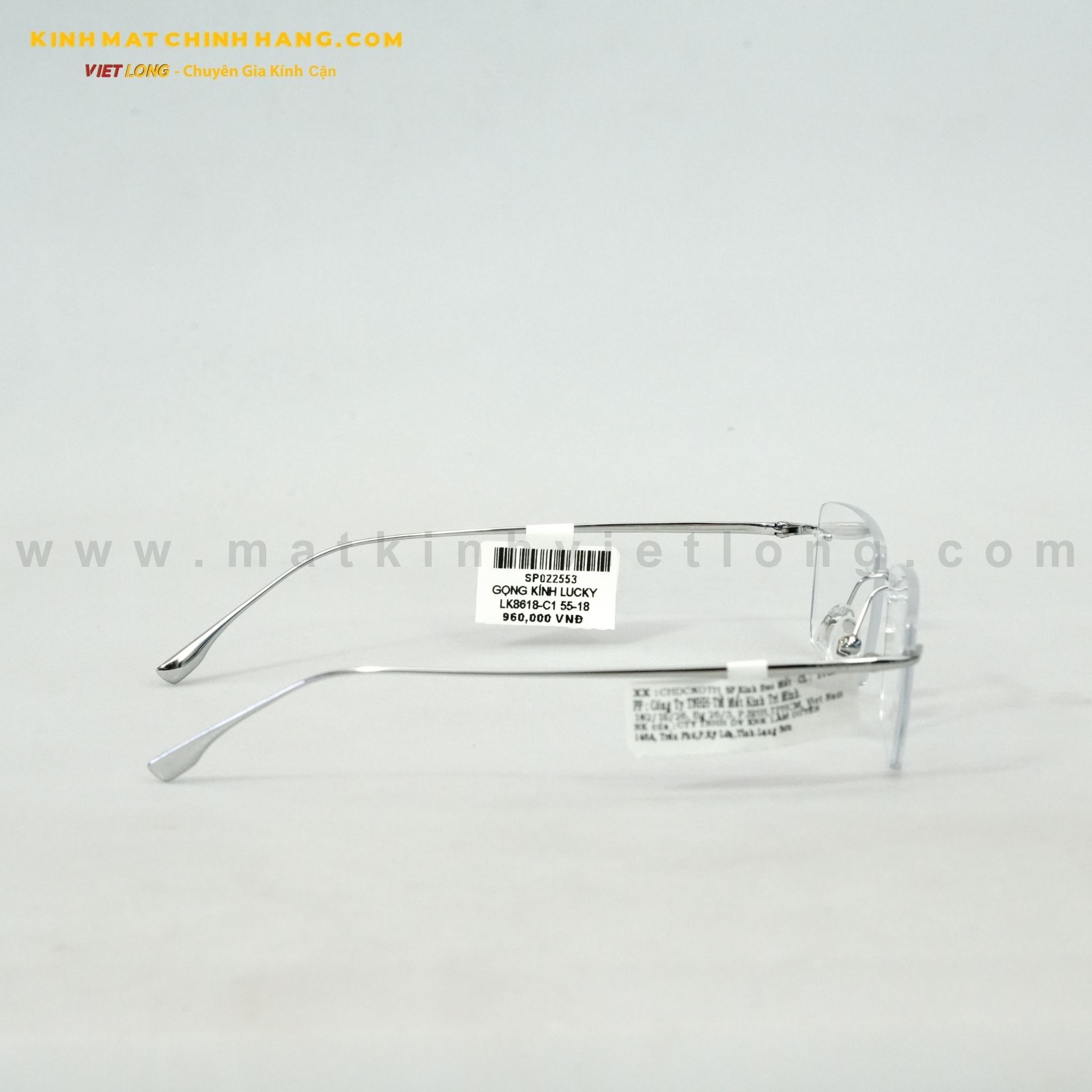  GỌNG KÍNH LUCKY LK8618-C1 55-18 